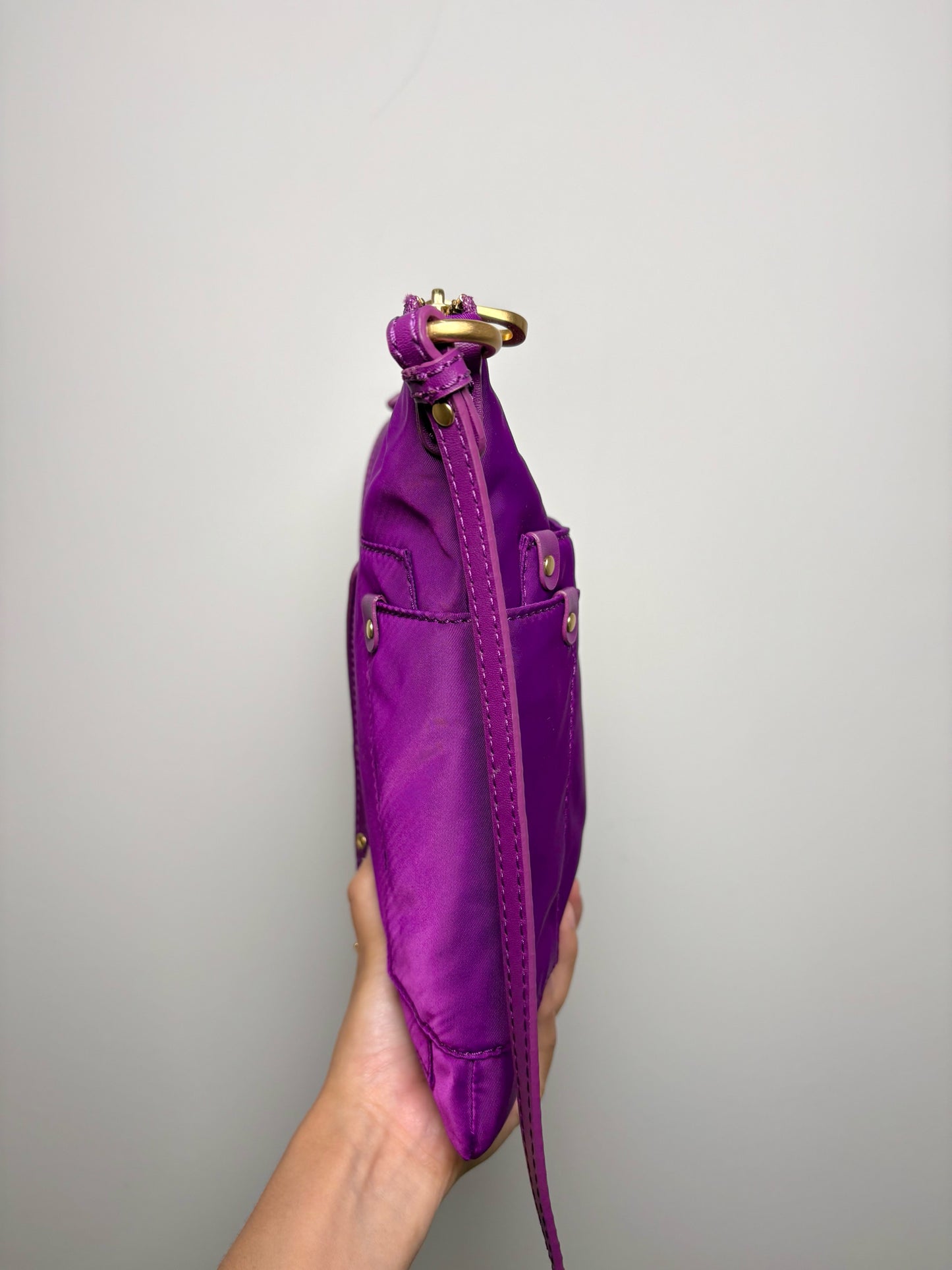 MARC by Marc Jacobs Nylon Purple Crossbody/Messenger Purse