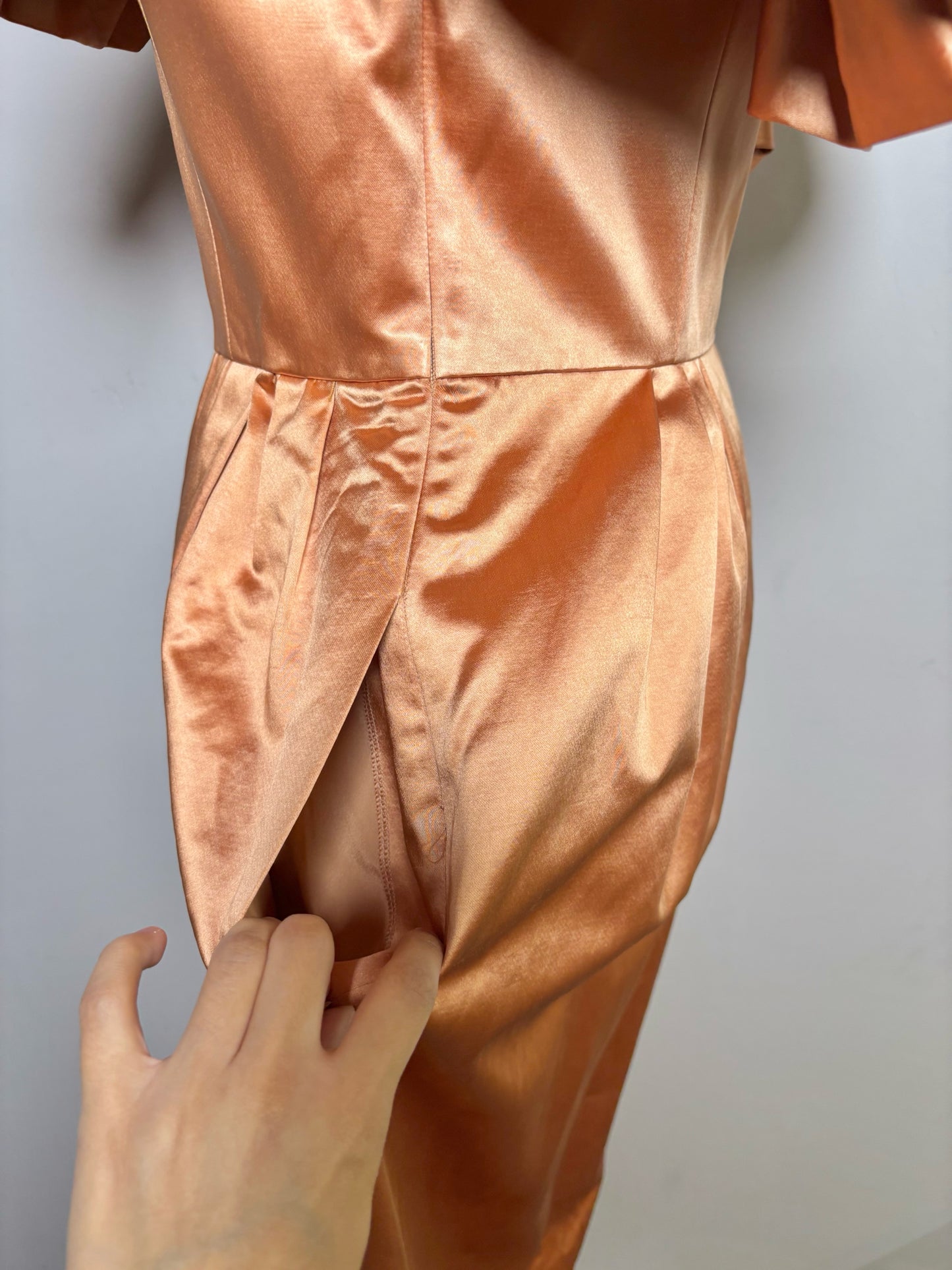 Women Size 6 Ulla Johnson Copper Solid NWT "Lellita" Dress