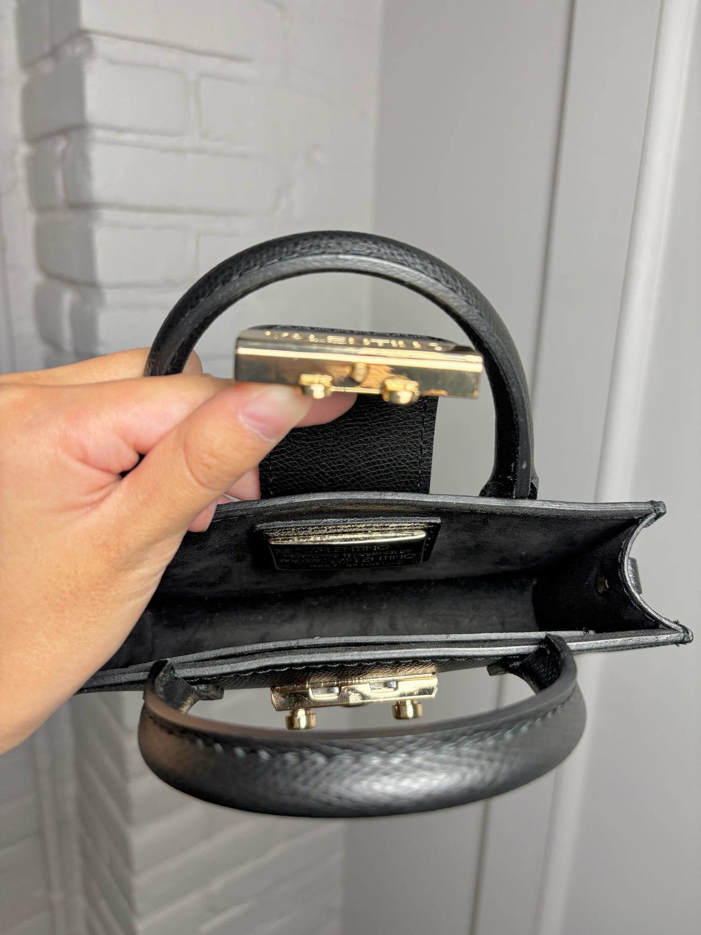 Valentino Mario Valentino Black Bonbonniere Micro Purse