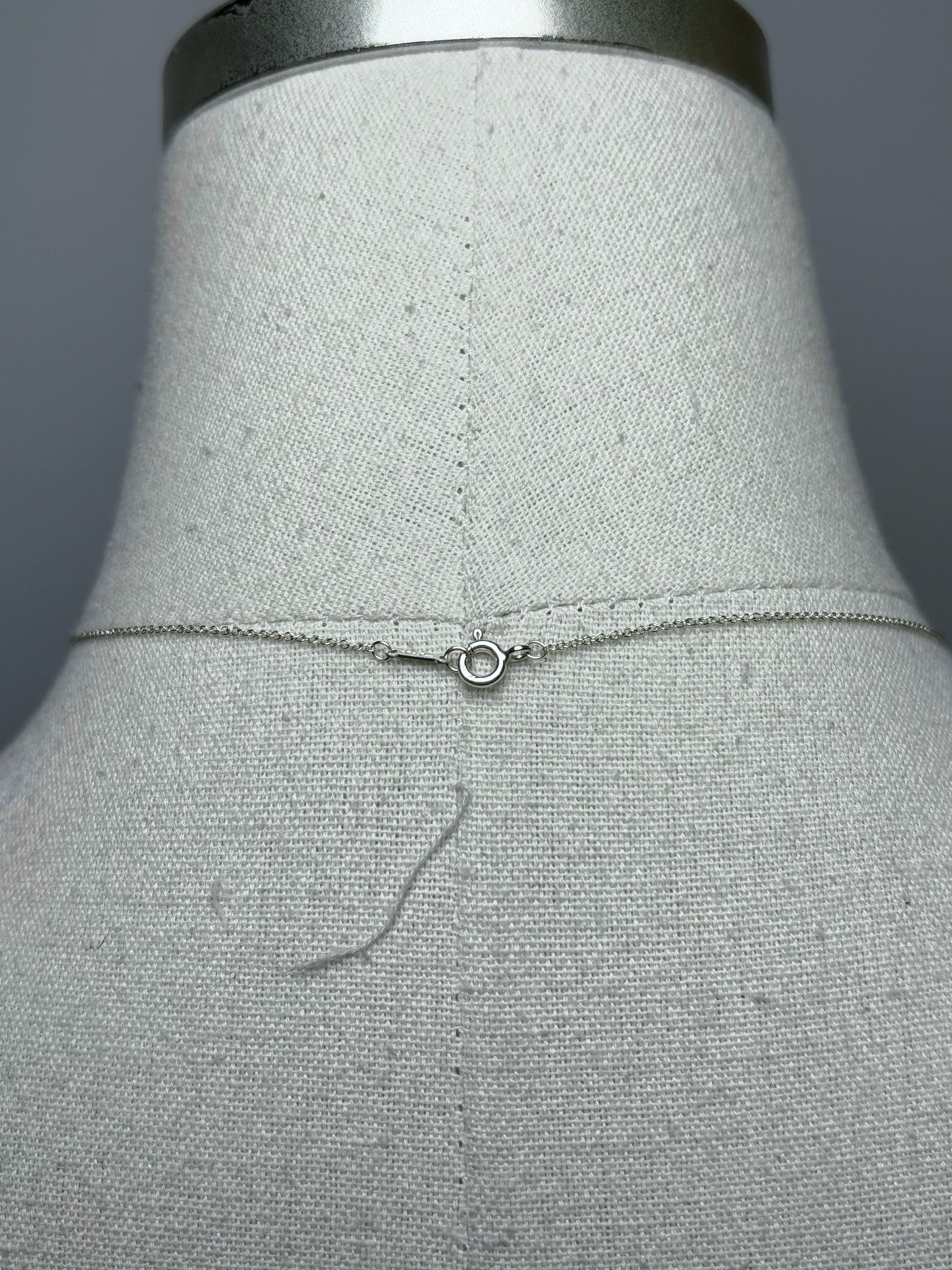 "Olive Leaf Heart Pendant" Sterling Silver Tiffany & Co. Necklace