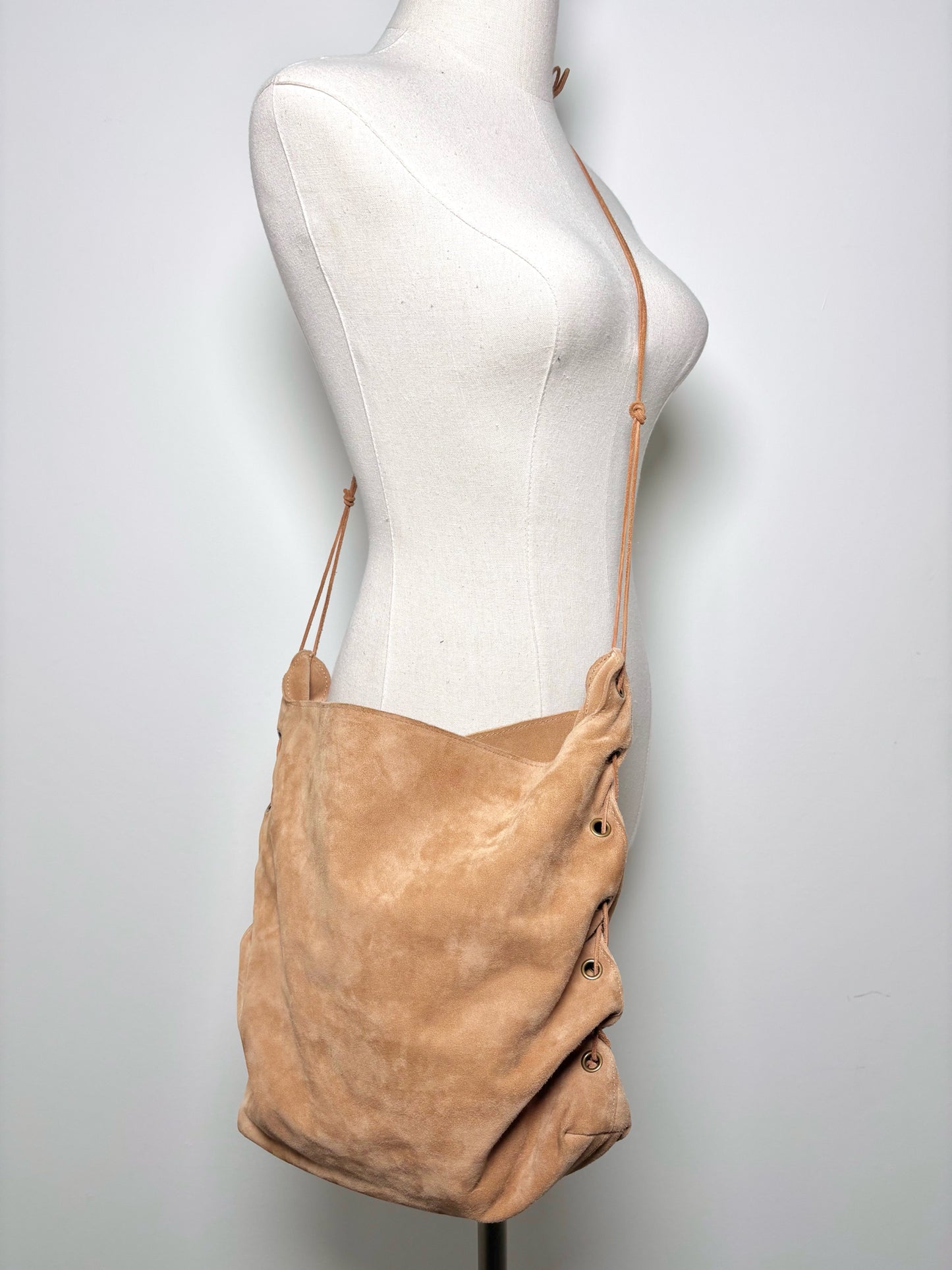 Zimmermann Solid Suede Camel Suede Purse