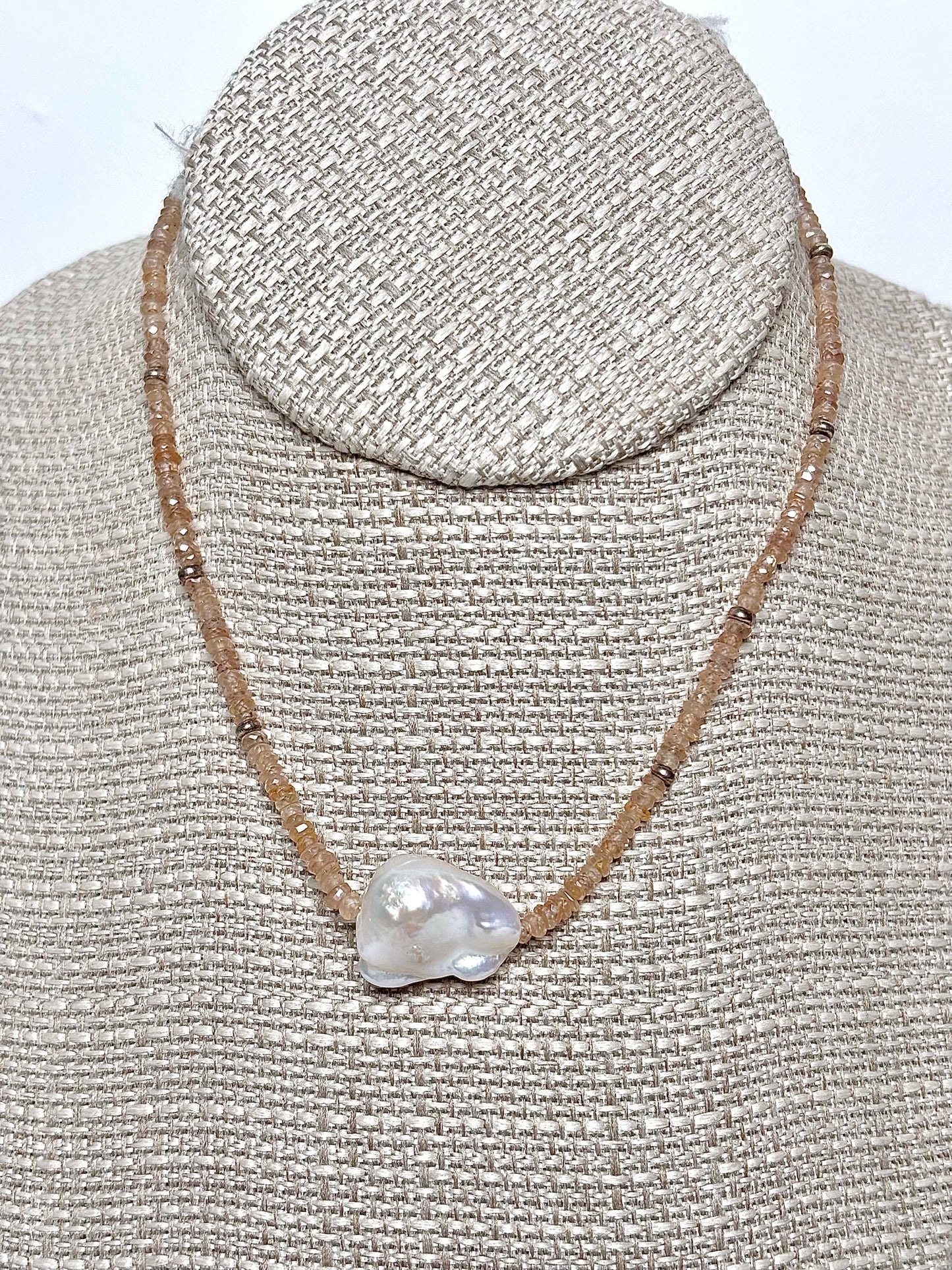 Lizzie Fortunato Freshwater Pearl Sterling Silver Necklace