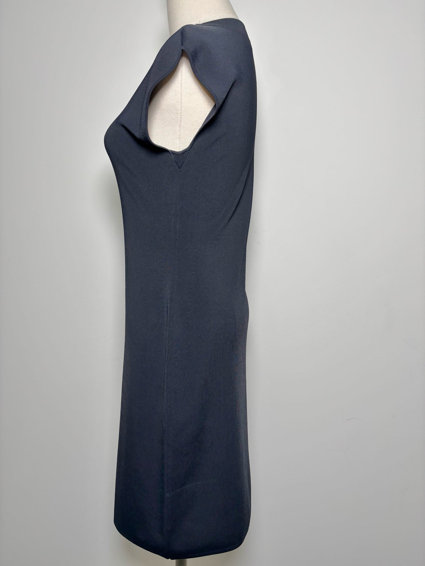 Women Size S Polo by Ralph Lauren Navy Stretch Knit Sheath Dress