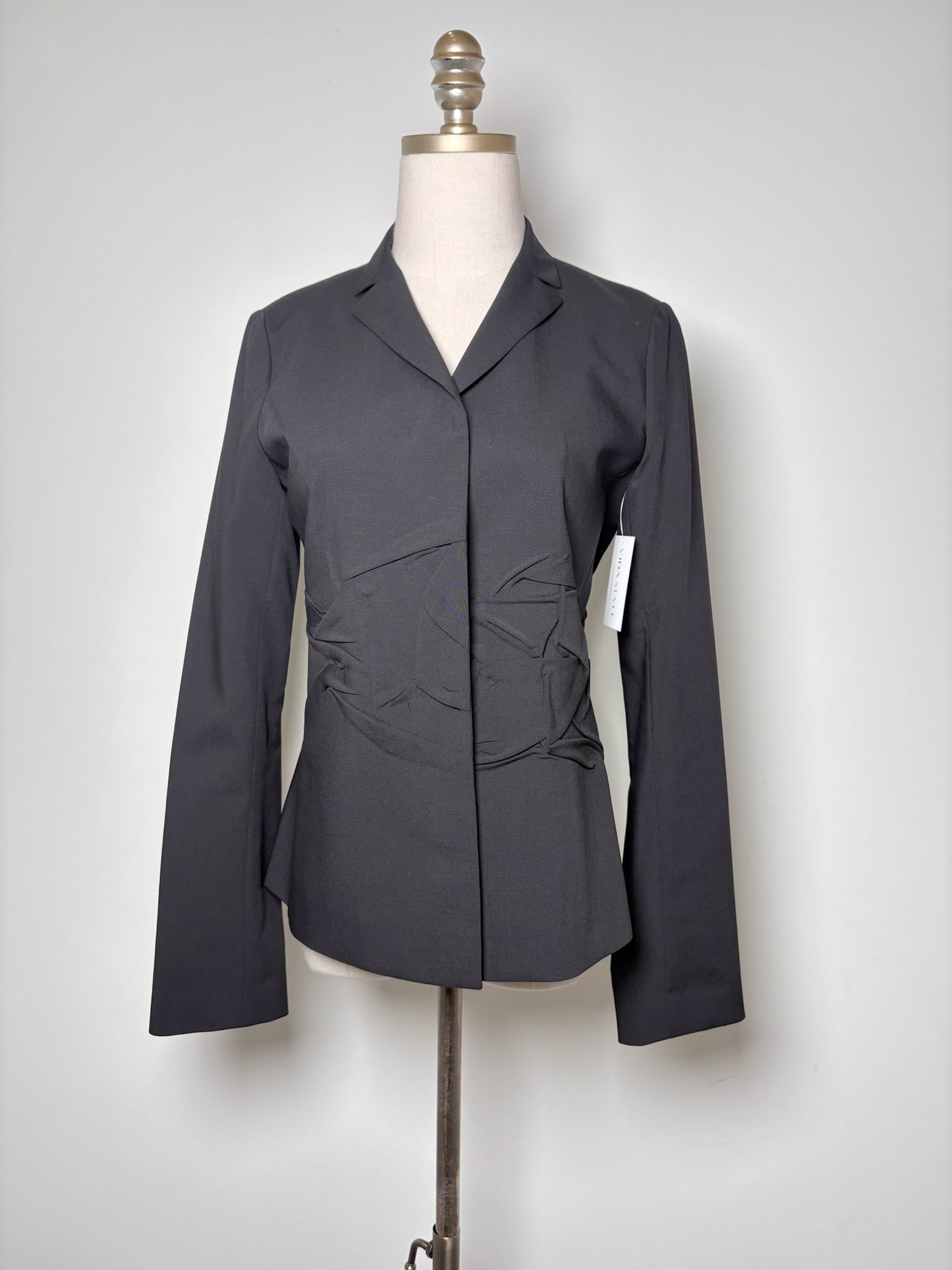 Women Size 36 (4) Jil Sander Black Solid Blazer