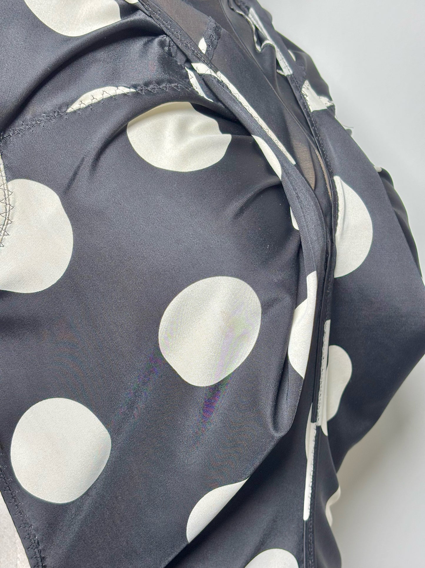 Women Size M Comme des Garcon Black, White Dot Pre-owned Top