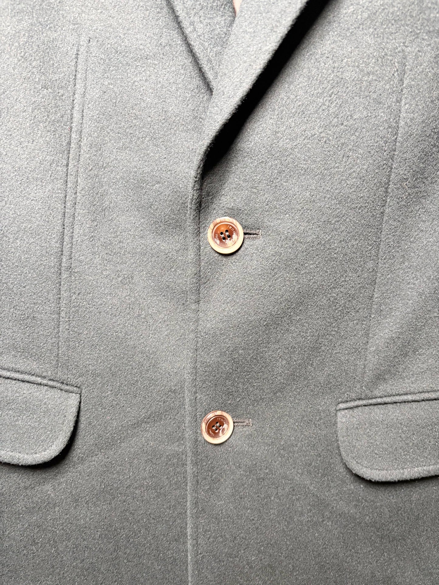 Renoma Forest Green Angora Wool Blend Solid Men's Size 40 (M) Blazer