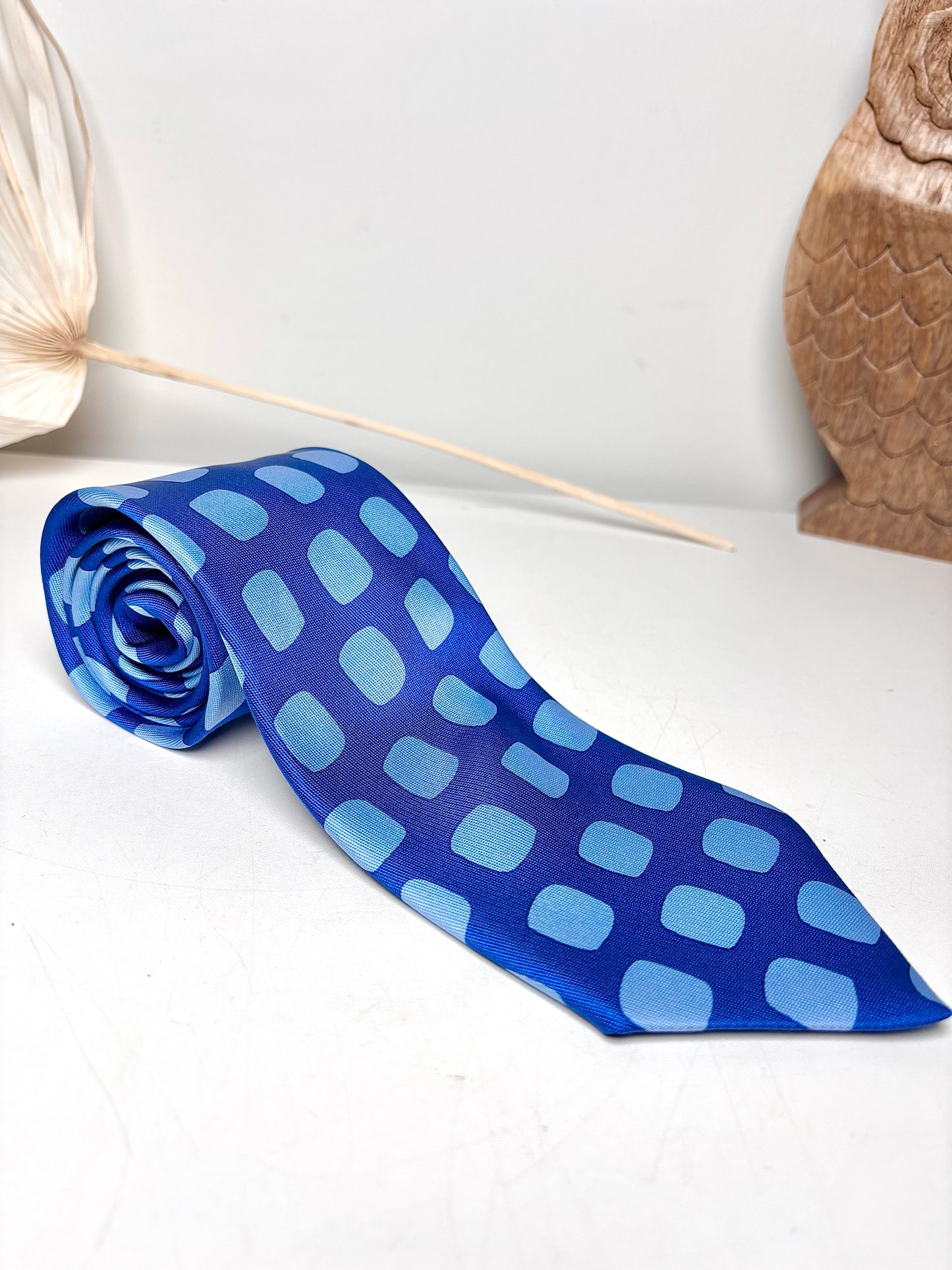 Charvet Blue Silk Dot Men's Tie