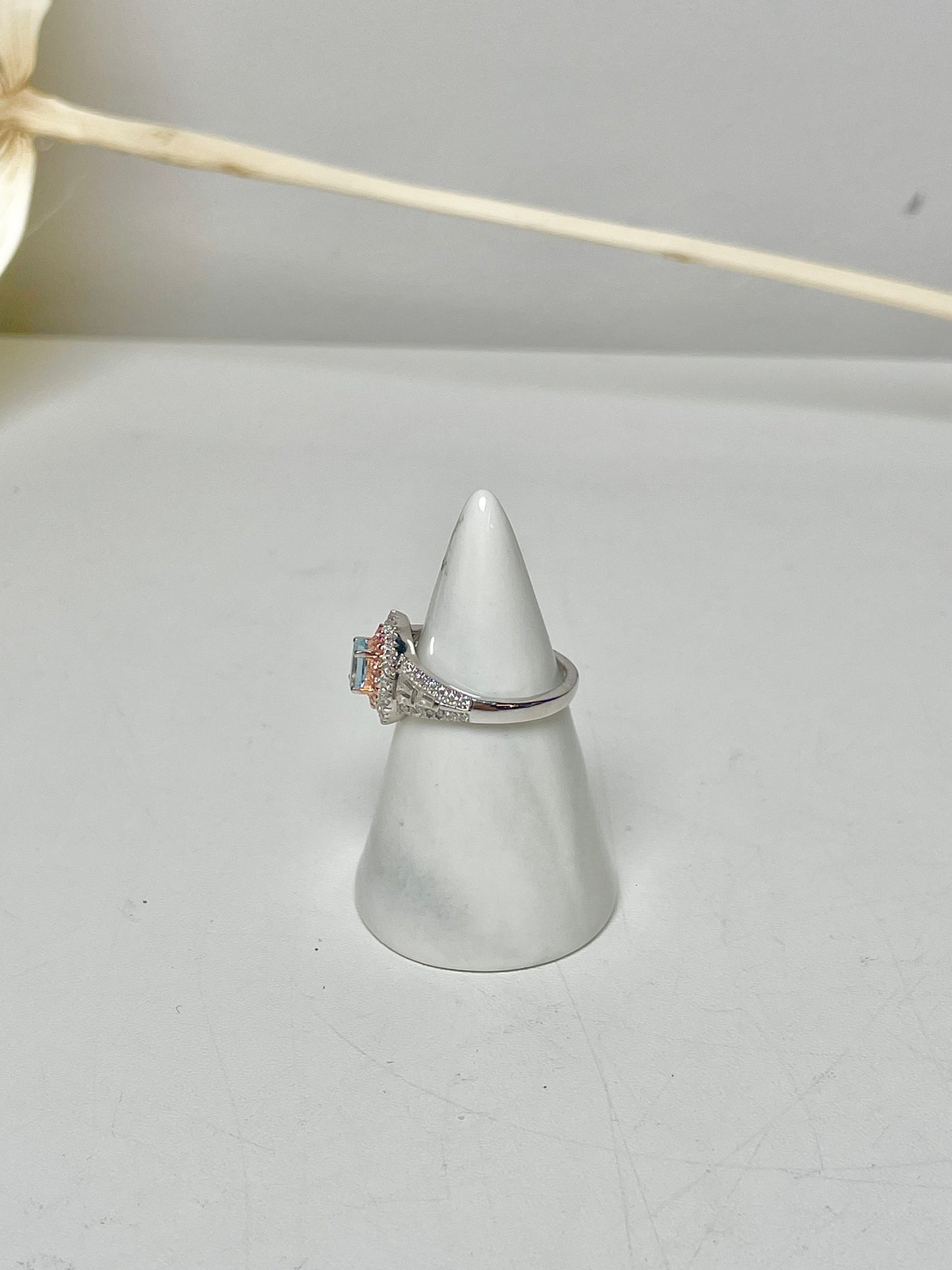 Sterling Silver Beroke Apatite Blue, Pink 7 Ring
