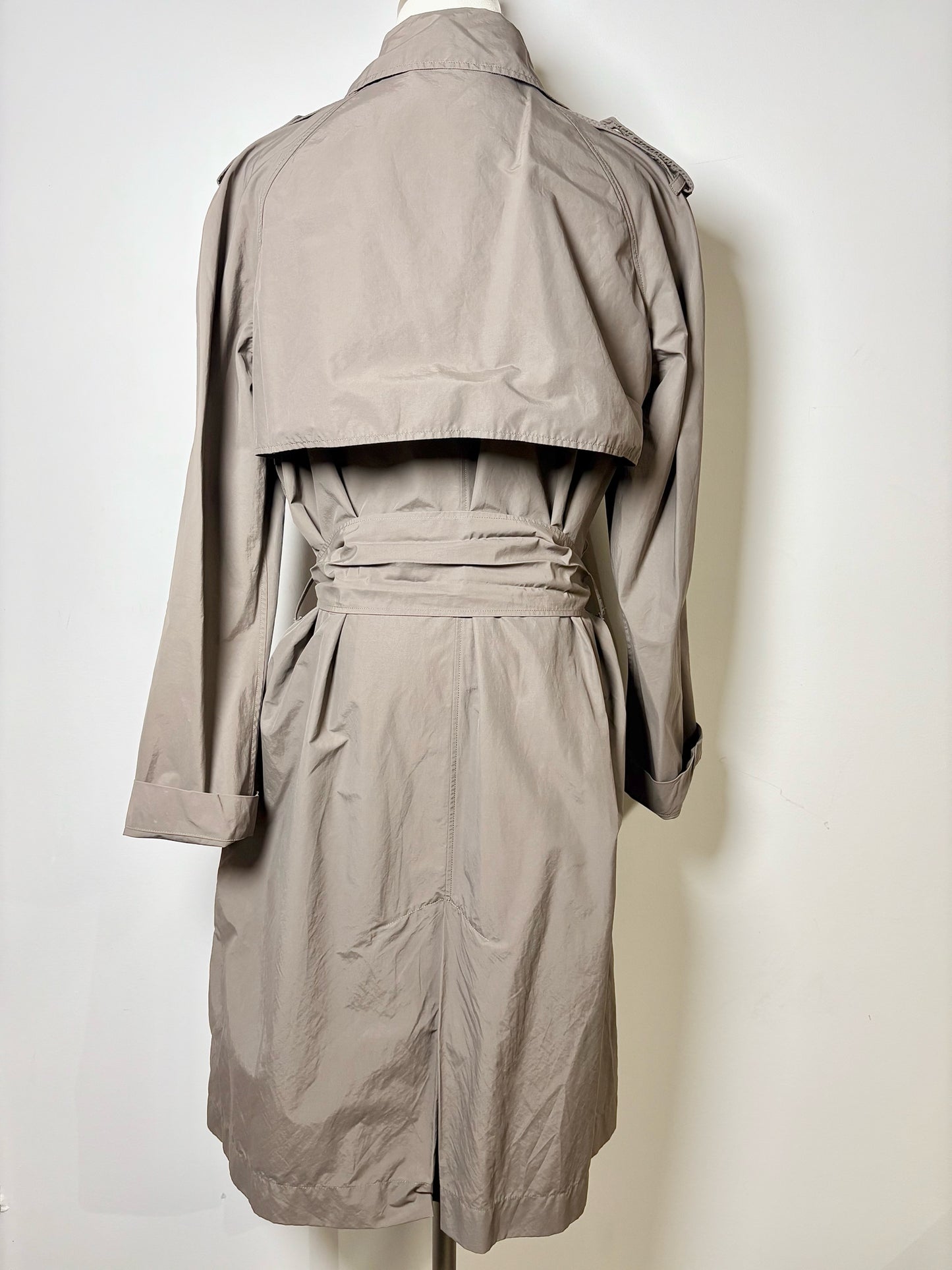 Women Size 12 Lanvin Wood/Brown Rain/Trench Coat