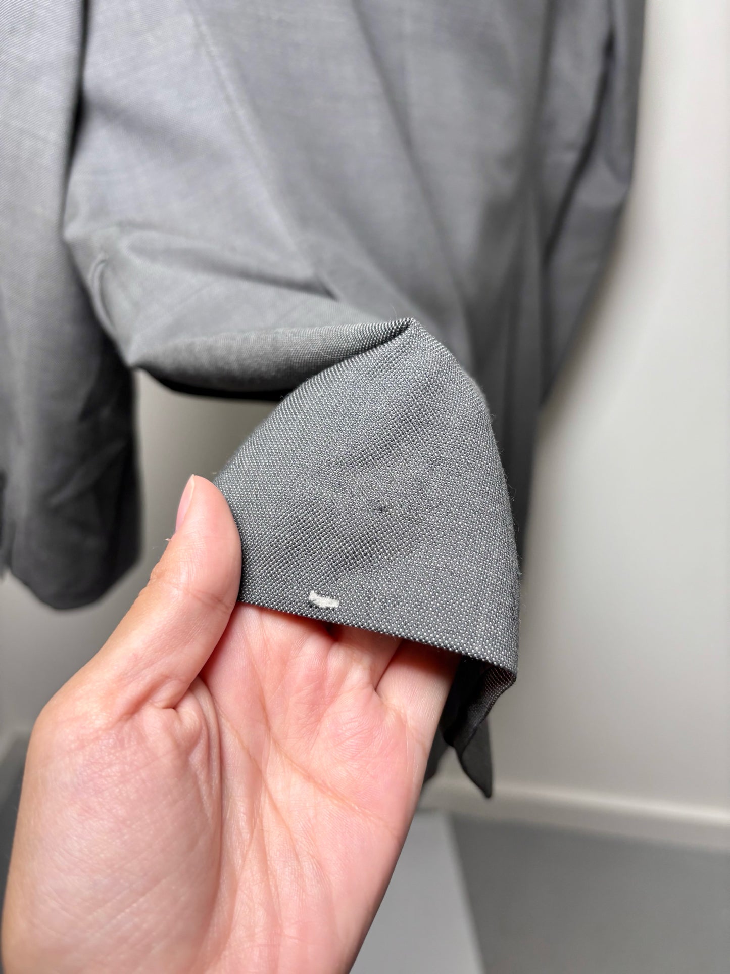 BOSS Hugo Boss Gray Wool Solid Men's 42 Suit