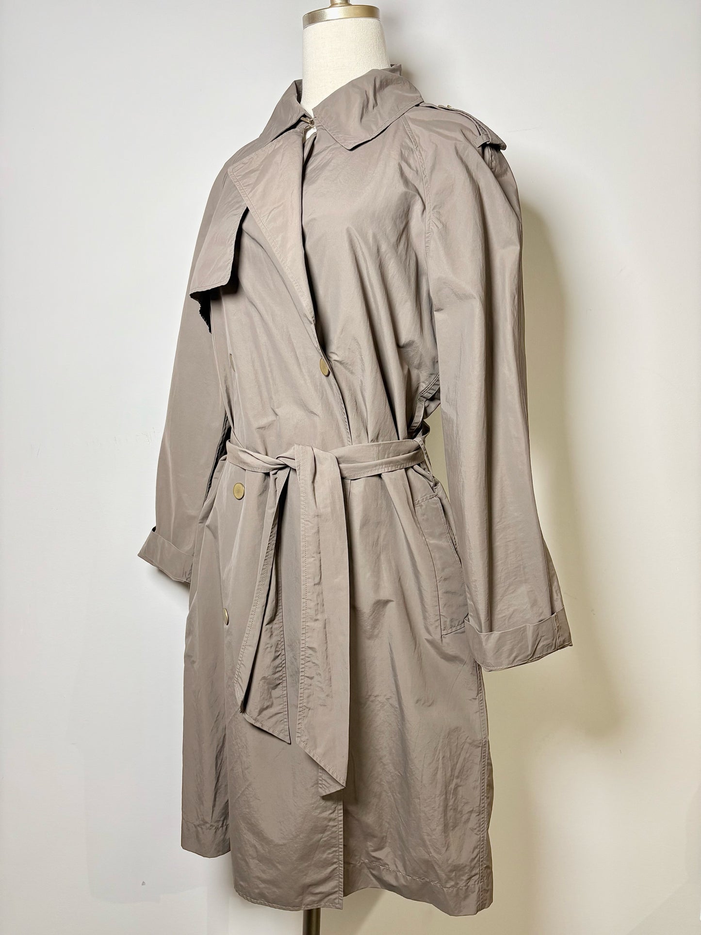 Women Size 12 Lanvin Wood/Brown Rain/Trench Coat