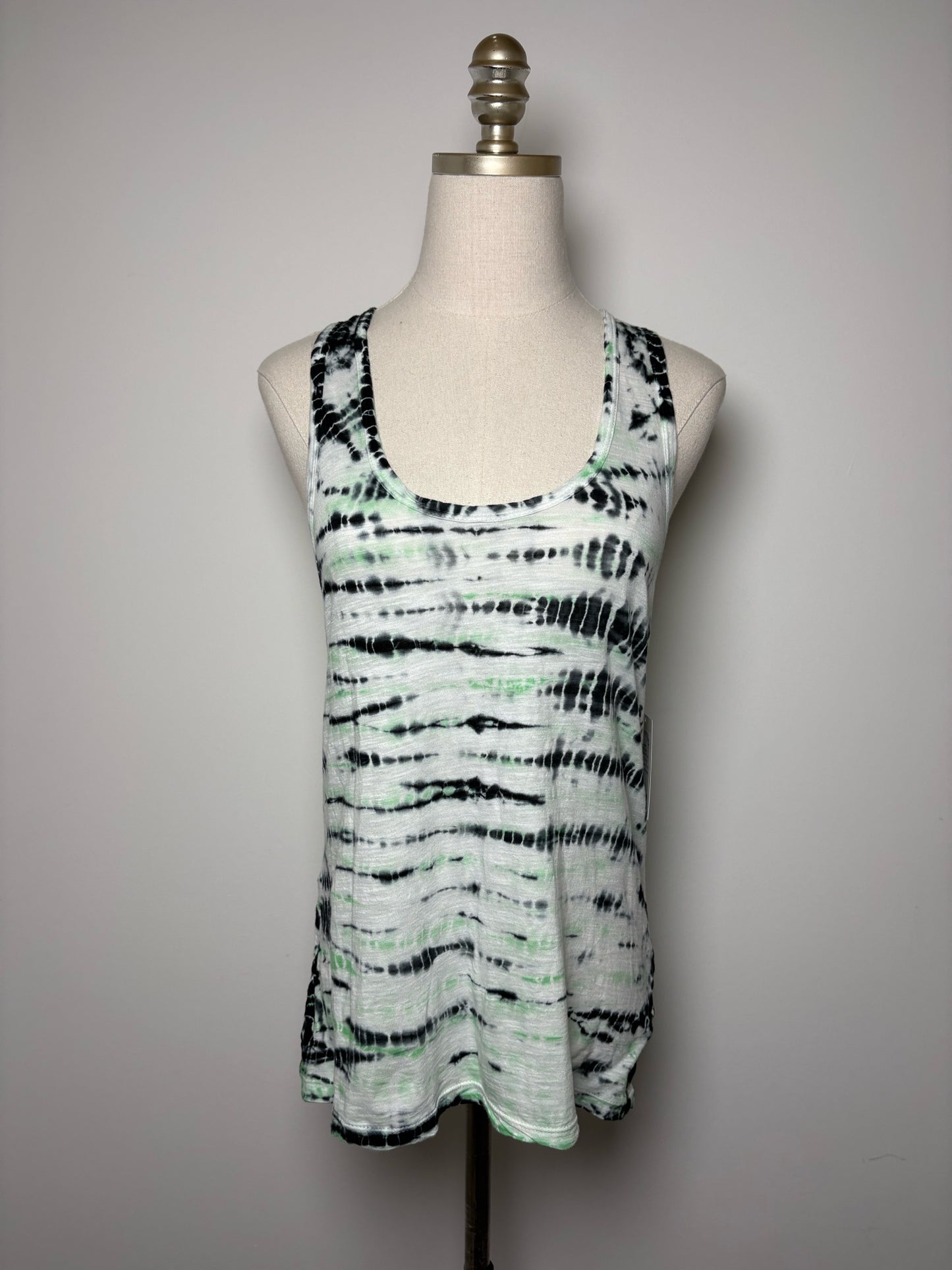 Women Size S Proenza Schouler Black, White, Green Tie-dyed NWT Top