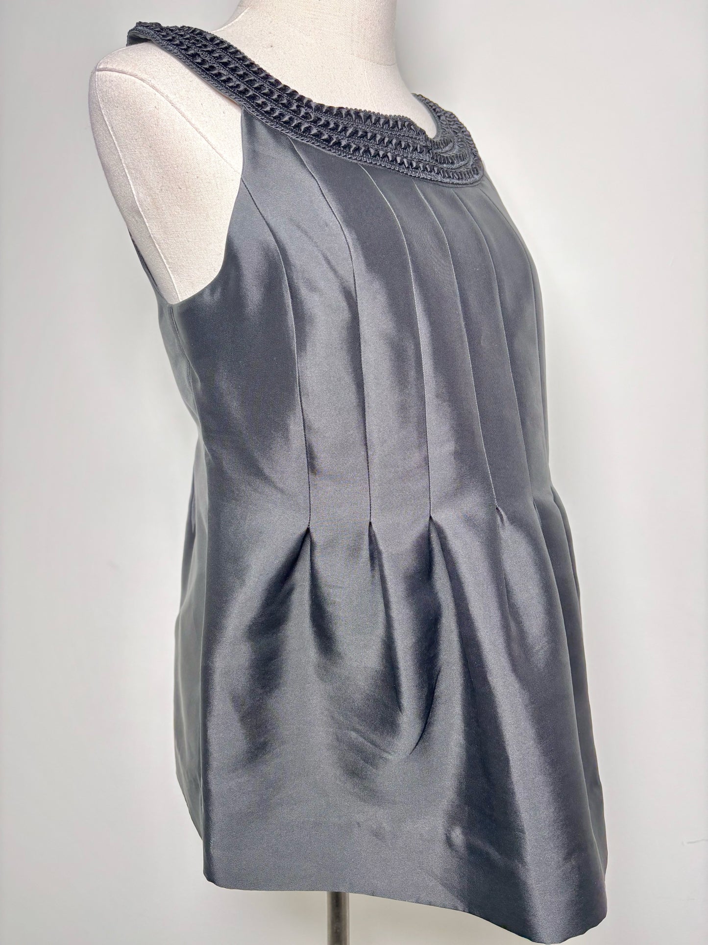 Women Size S Kate Spade New York Black Solid Pre-owned Top