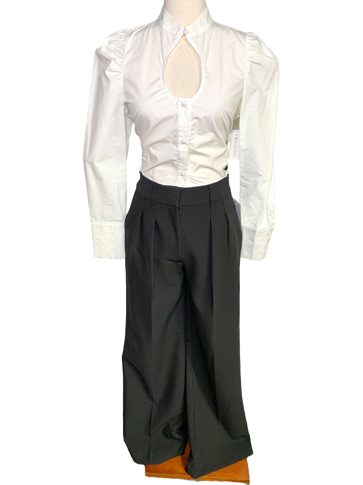 Women Size 2 Rag & Bone Black Solid Polyester Pants