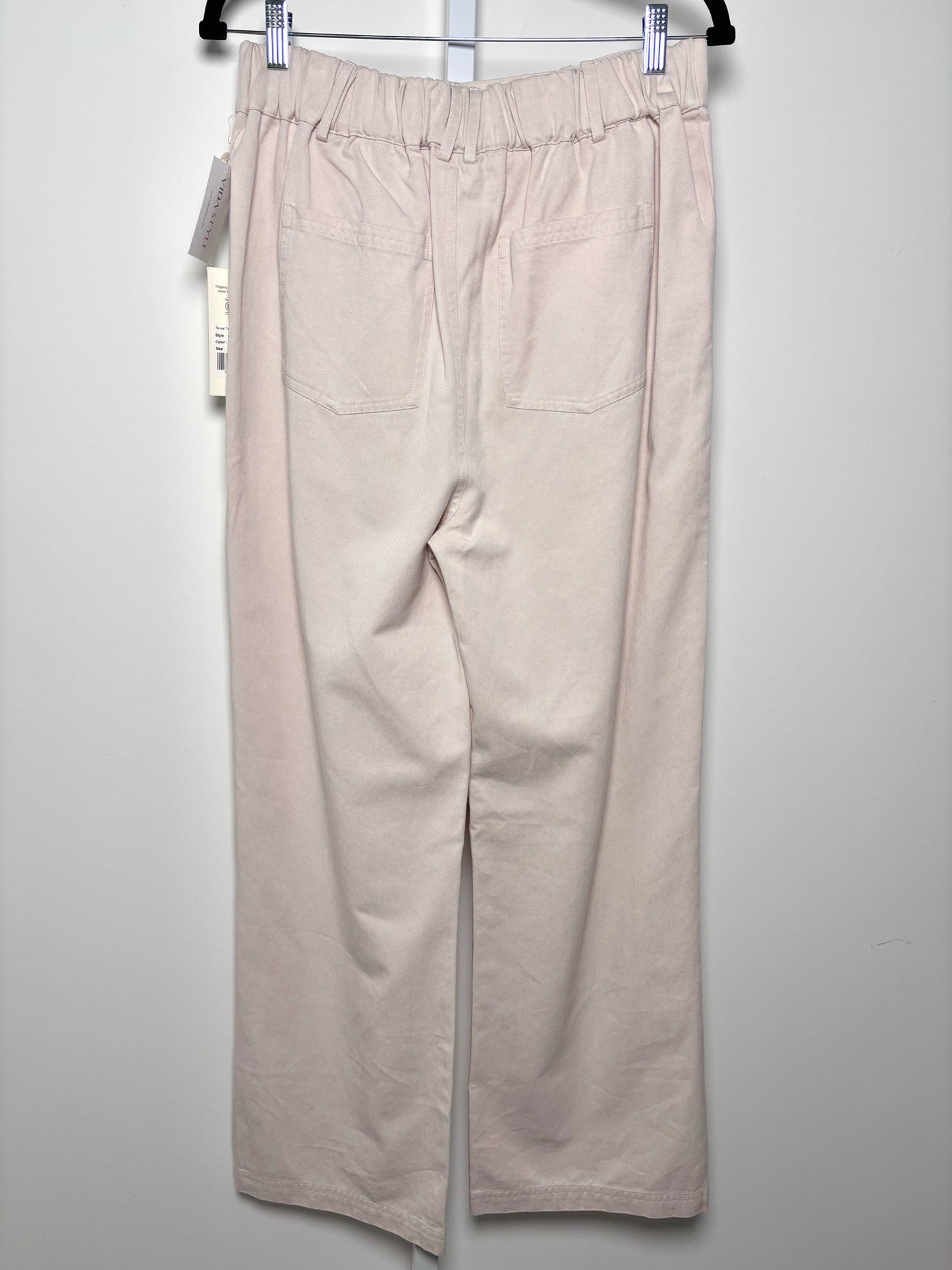 Women Size M MATE the label Cream Solid NWT Pants