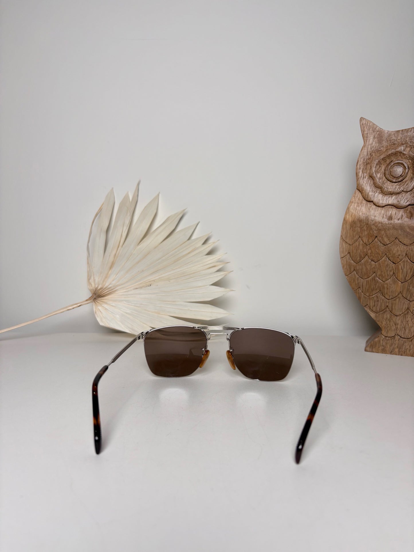 Men's David Beckham Silver Sunglasses
