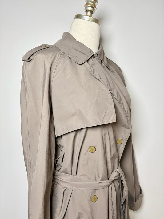 Women Size 12 Lanvin Wood/Brown Rain/Trench Coat