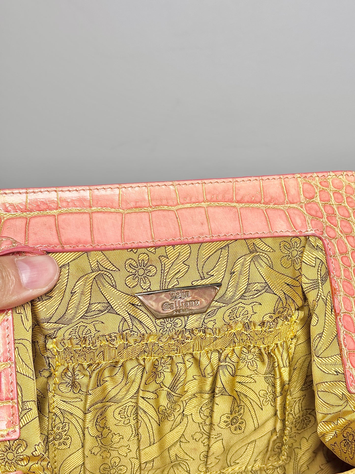 John Galliano Leather Vintage Purse