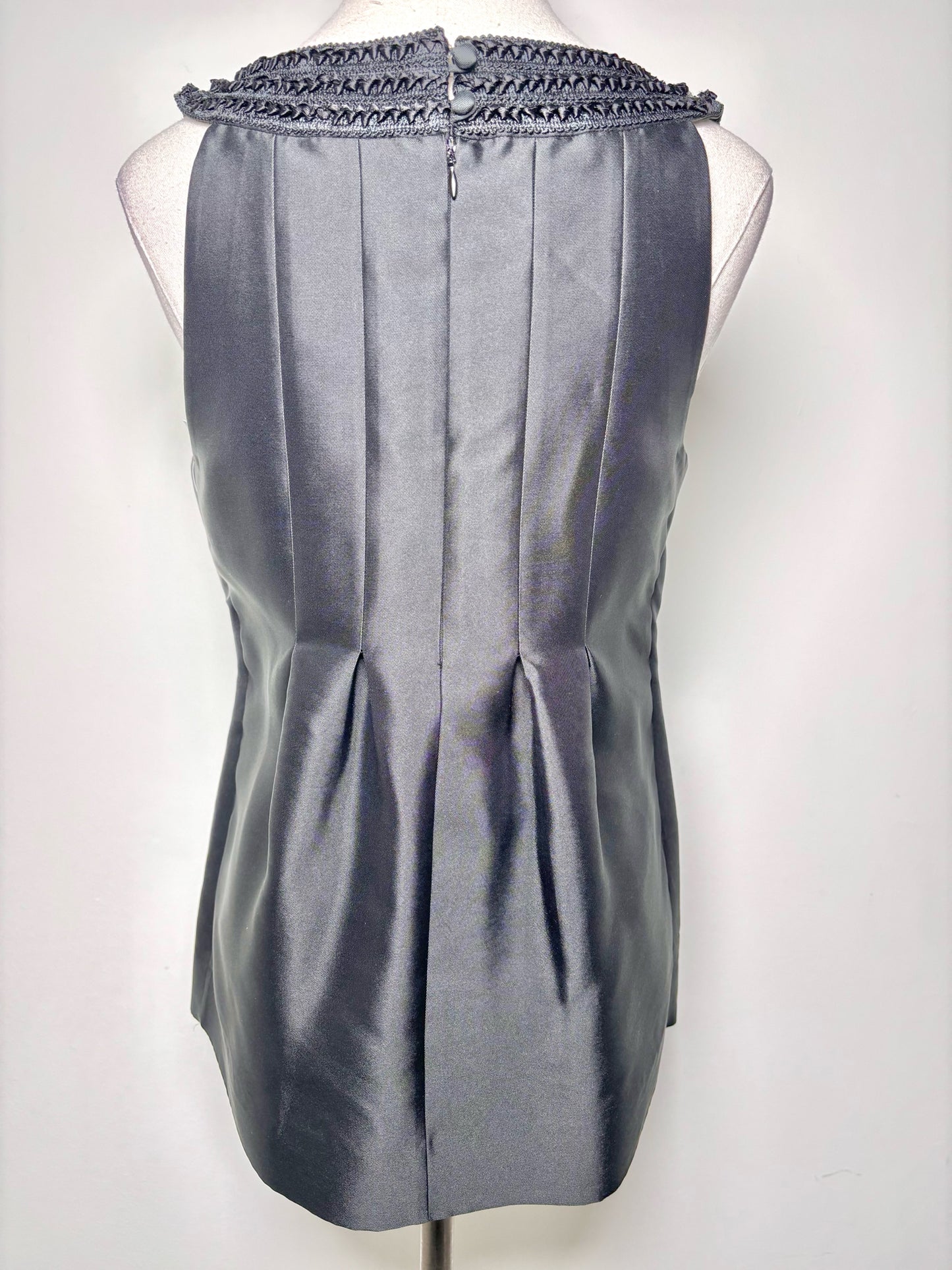 Women Size S Kate Spade New York Black Solid Pre-owned Top