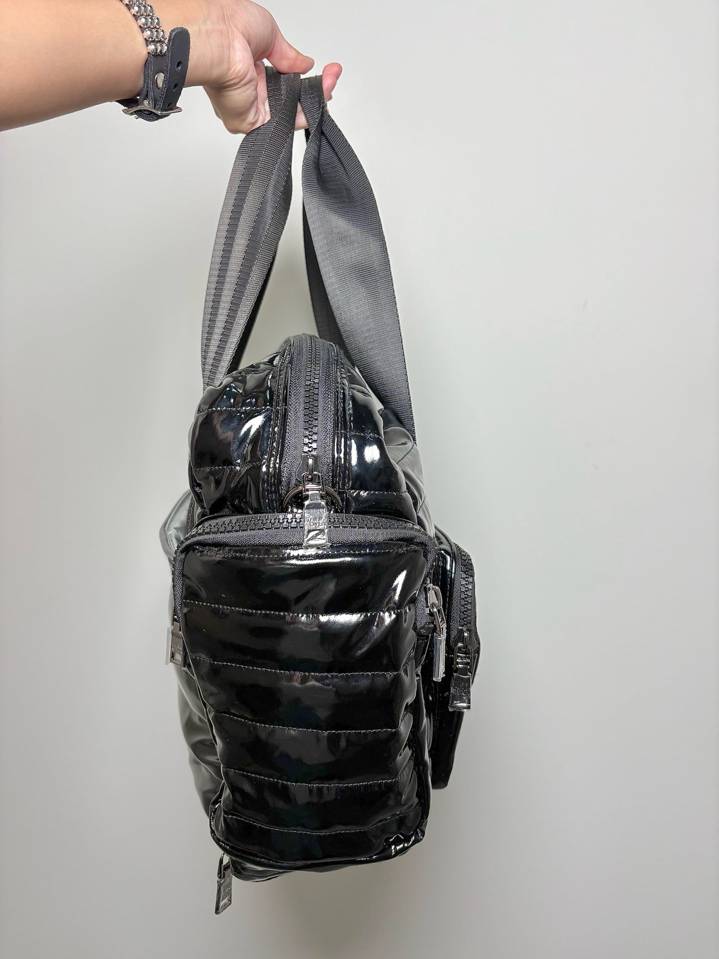 Patent Leather NWOT Think Royln Mini Duffle