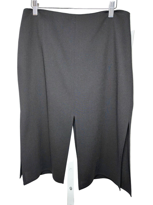 Women Size L Valentino Black Skirt