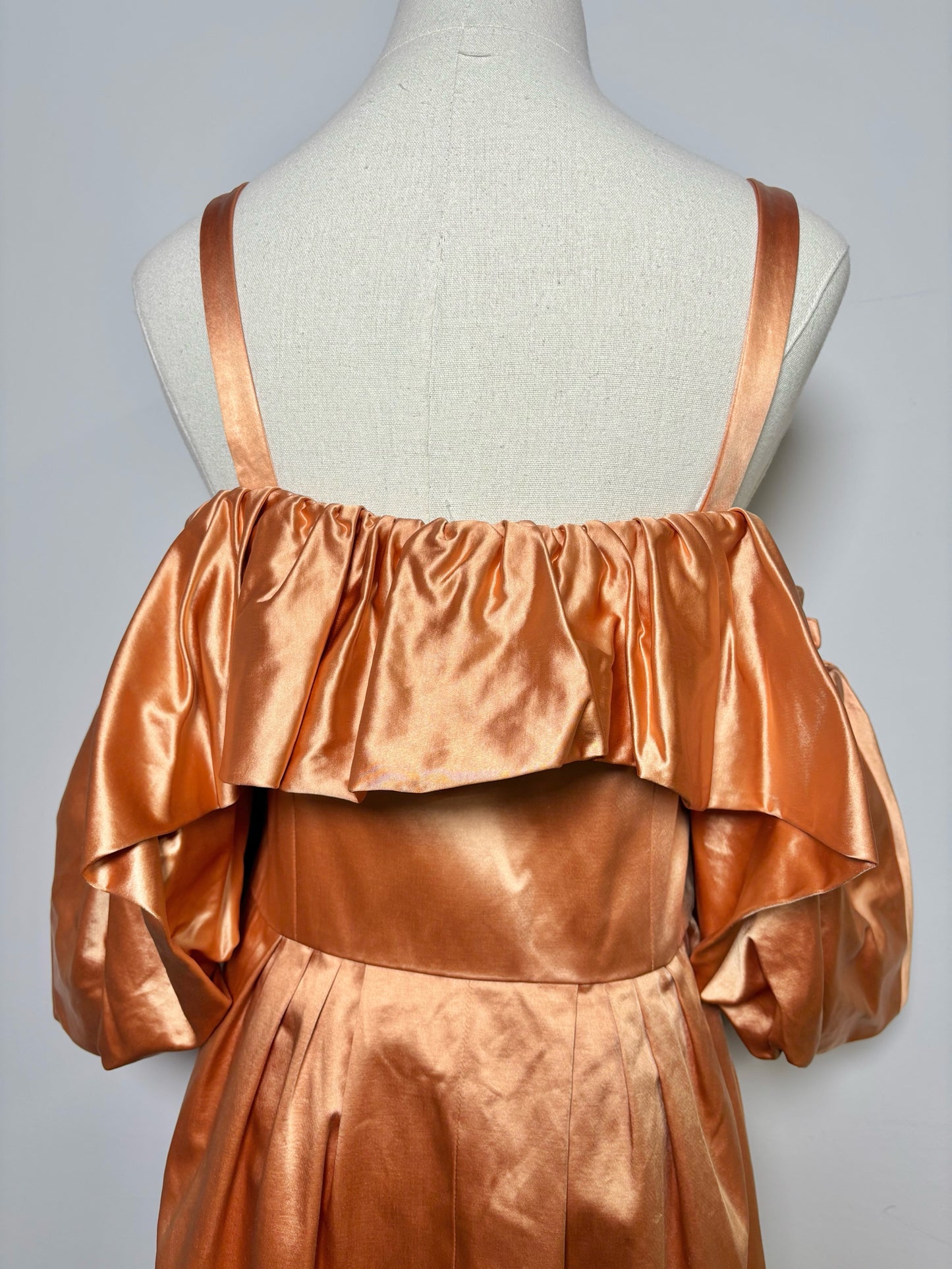 Women Size 6 Ulla Johnson Copper Solid NWT "Lellita" Dress