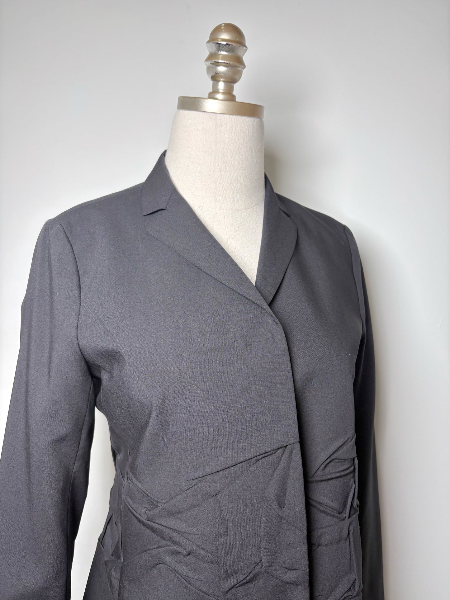 Women Size 36 (4) Jil Sander Black Solid Blazer