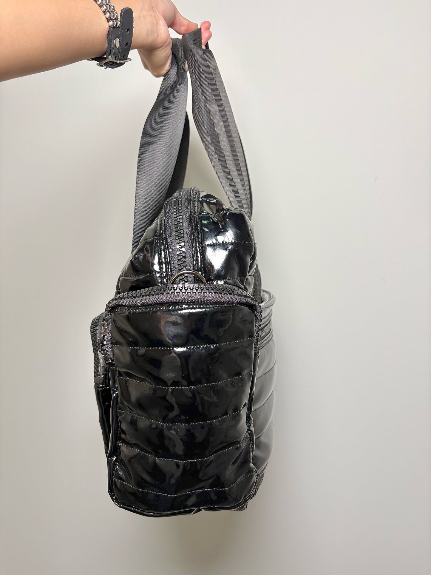 Patent Leather NWOT Think Royln Mini Duffle