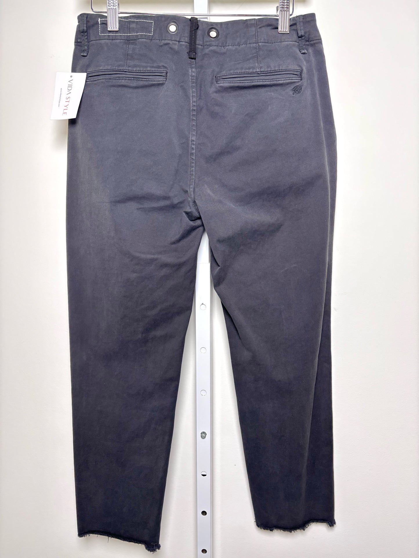 Women Size 25 Rag & Bone Charcoal Solid Cotton Jeans