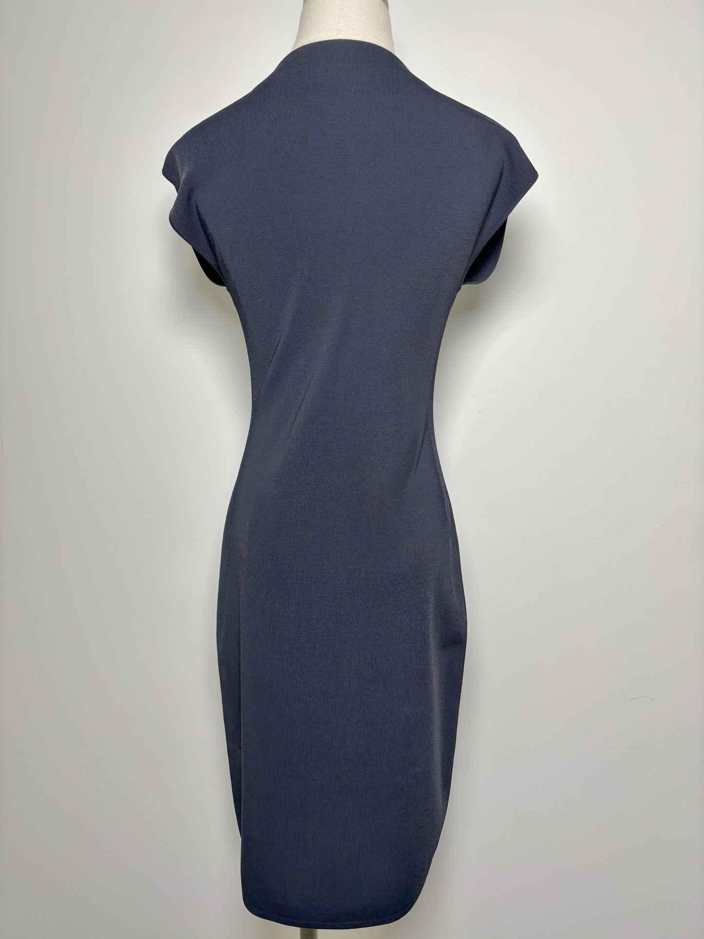 Women Size S Polo by Ralph Lauren Navy Stretch Knit Sheath Dress