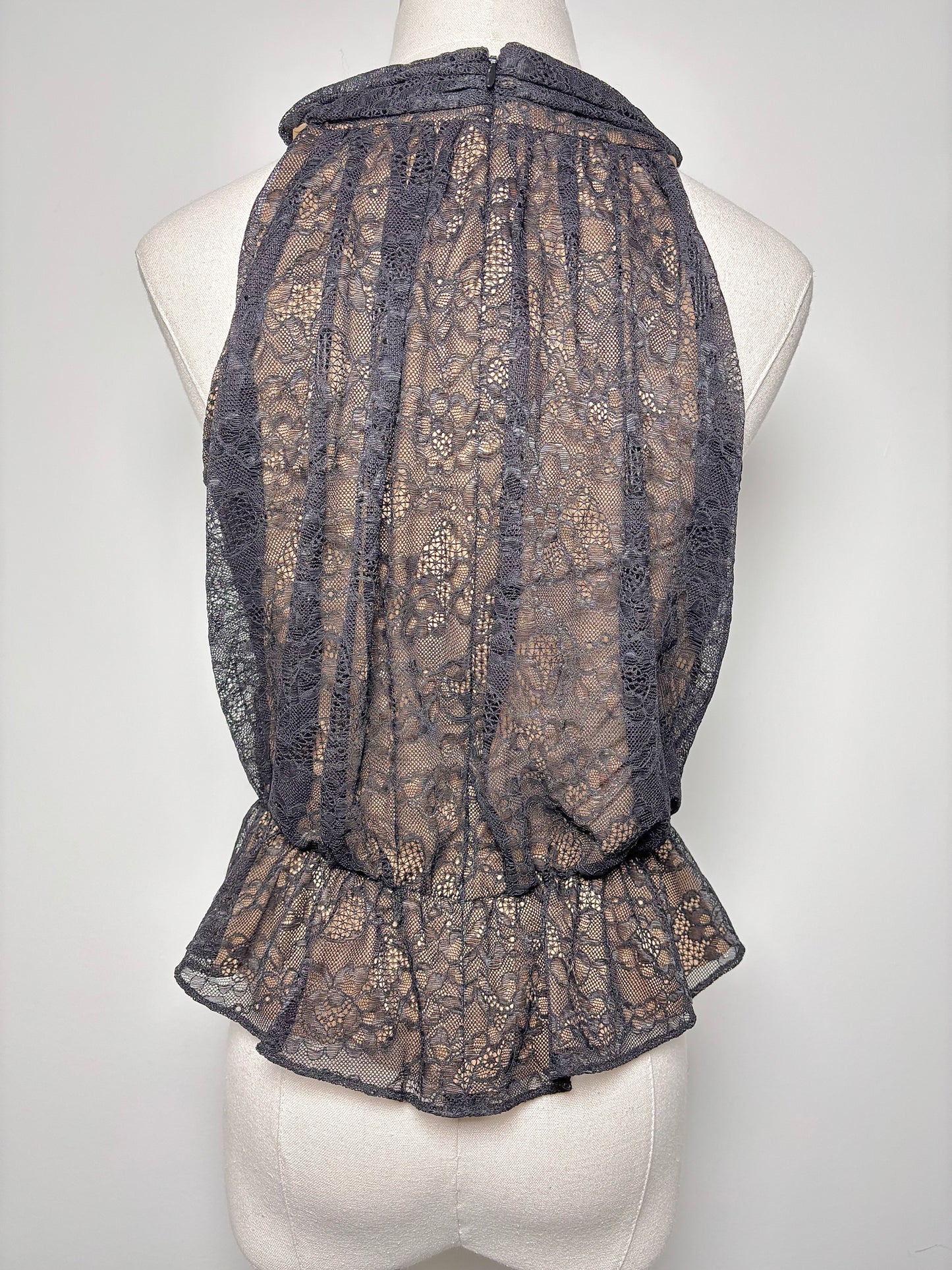 Women Size 2 Veronica Beard Black Lace NWT Kailani Top