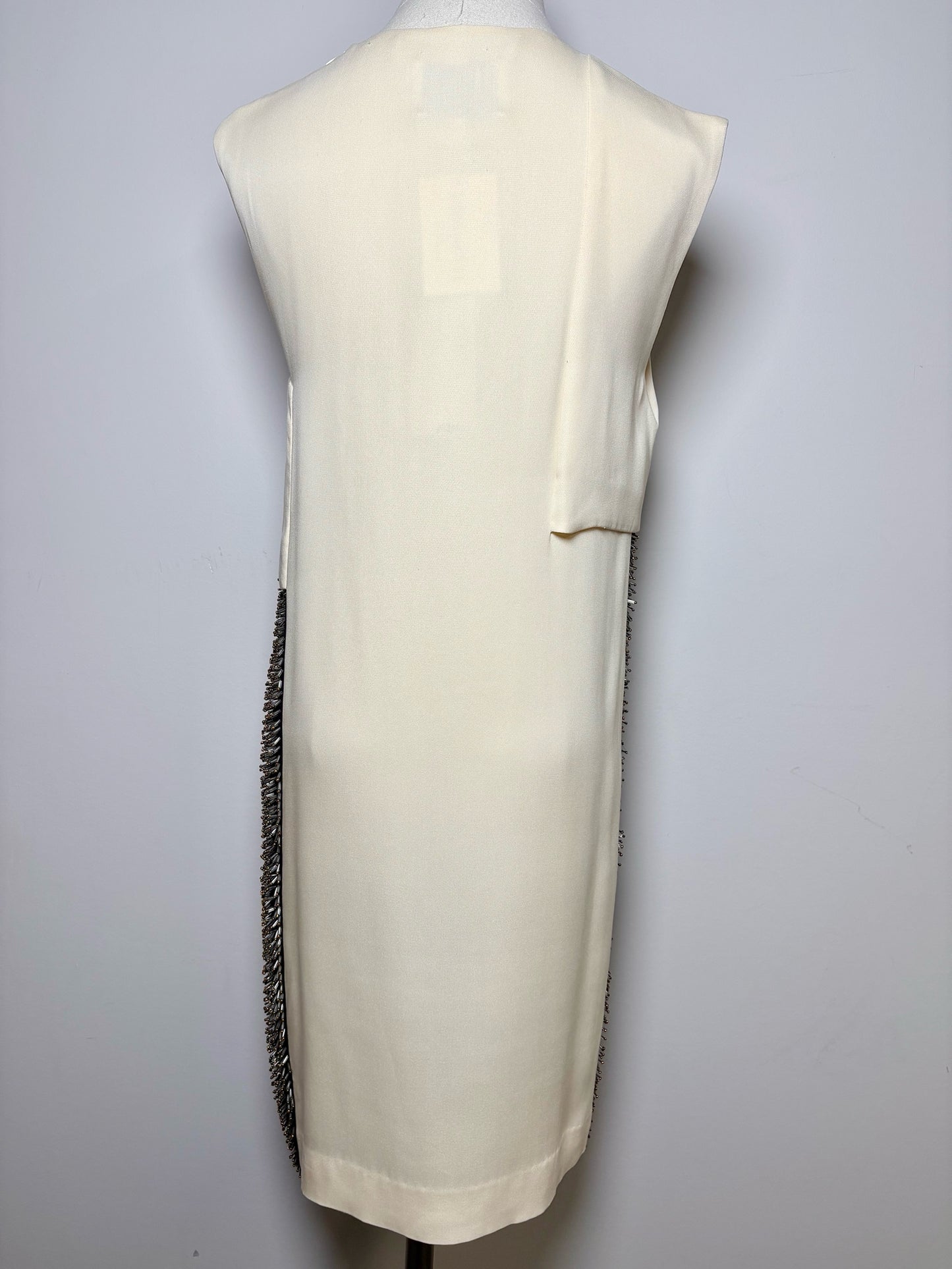 Women Size 2 3.1 Phillip Lim Ivory Beaded Panels NWT Dress