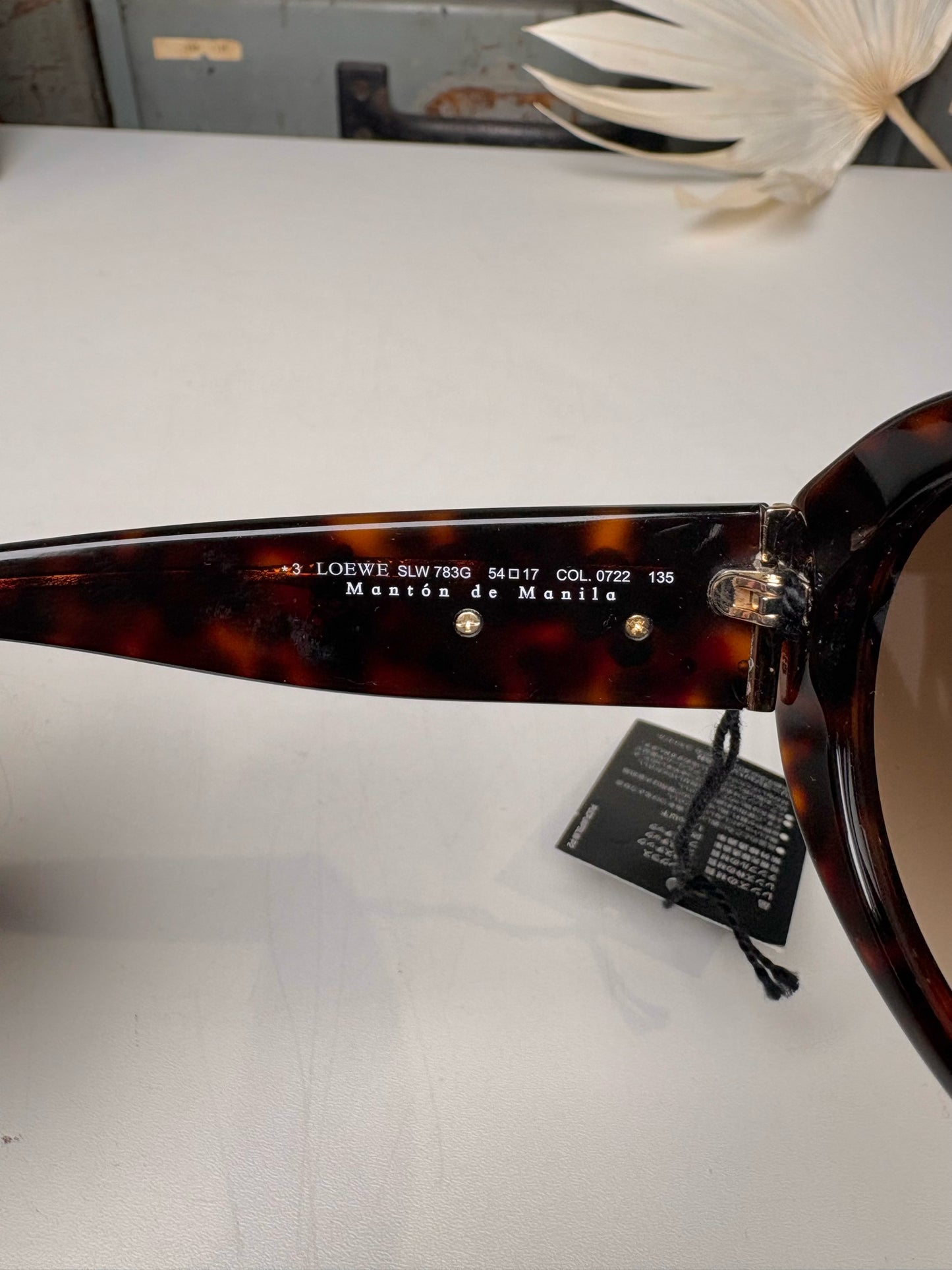 Acetate Loewe Tortoishell Sunglasses