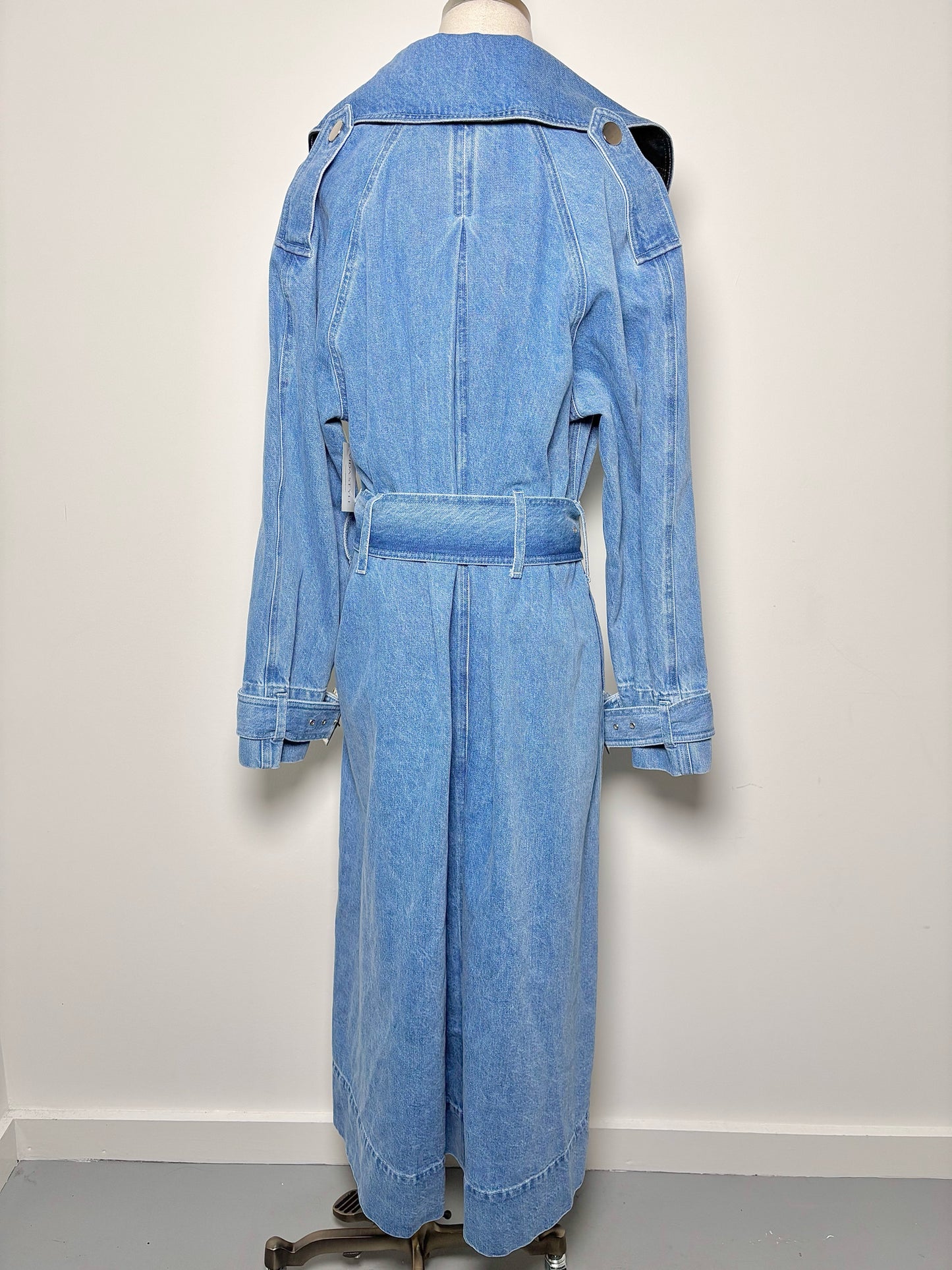 Women Size M Toccin NY Blue Solid Denim NWT Jacket