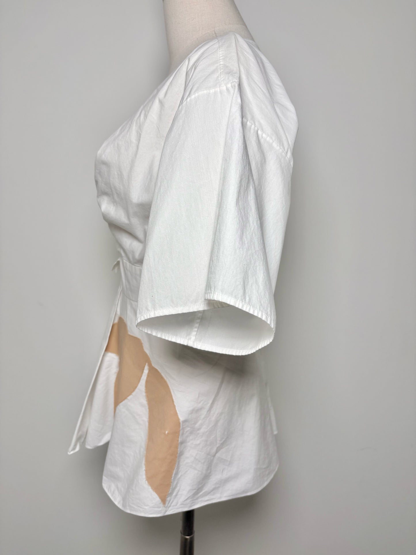 Women Size 34 (2) Jonathan Saunders White Solid Cotton Shirt