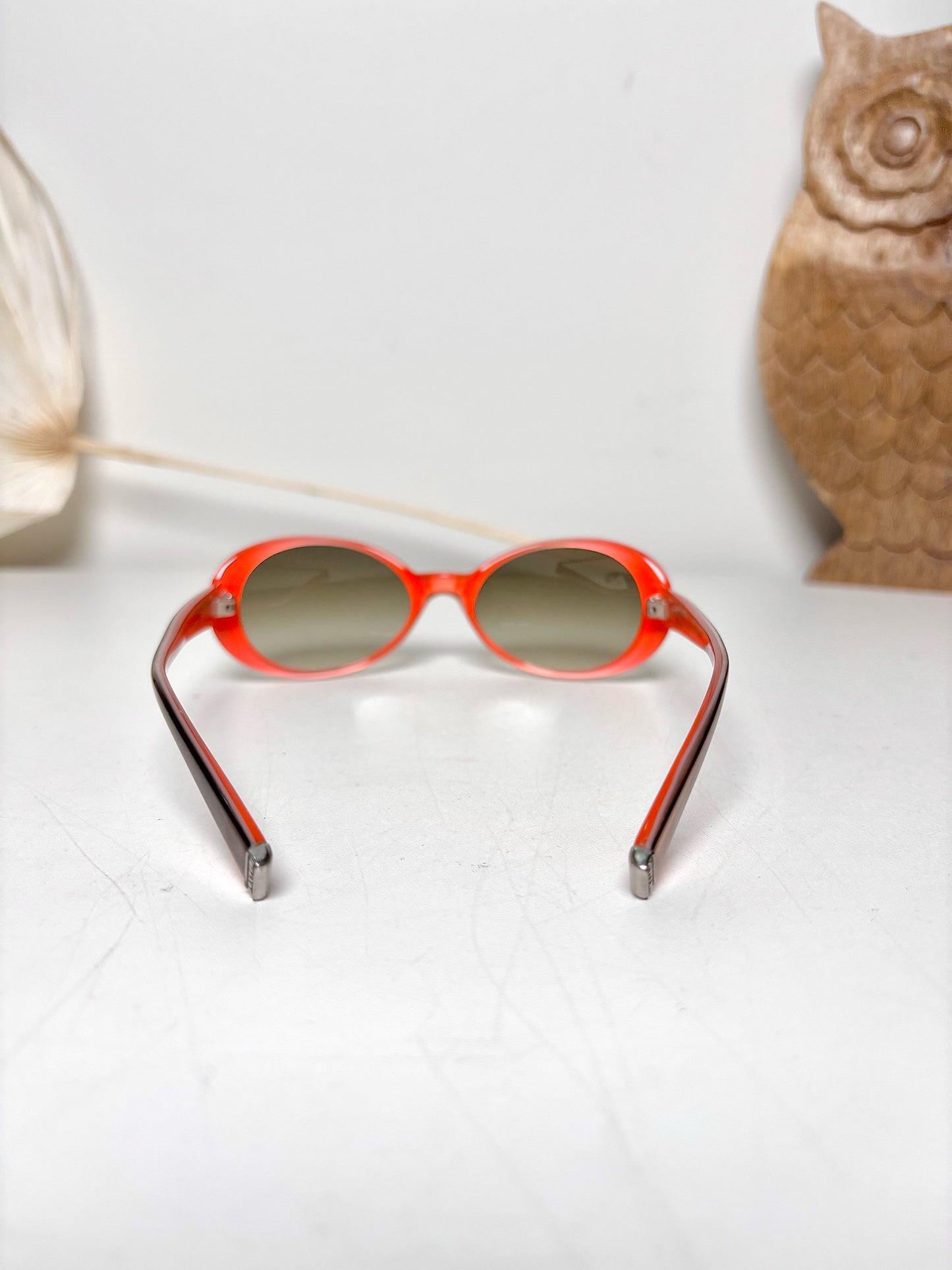 Acetate Oliver Peoples Pre-owned Pink and Brown Sunglasses
