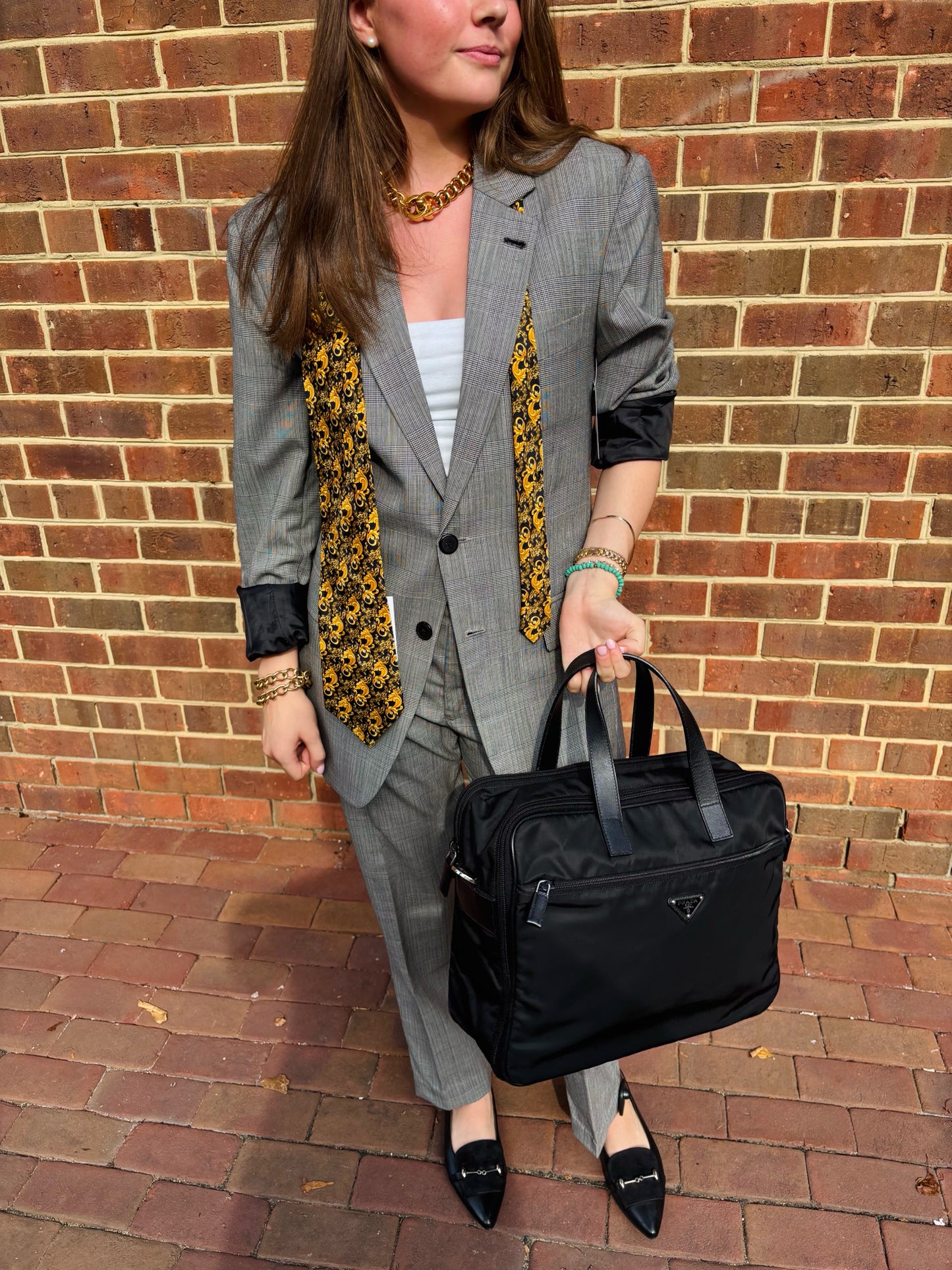 Tessuto Nylon Prada Pre-owned Briefcase