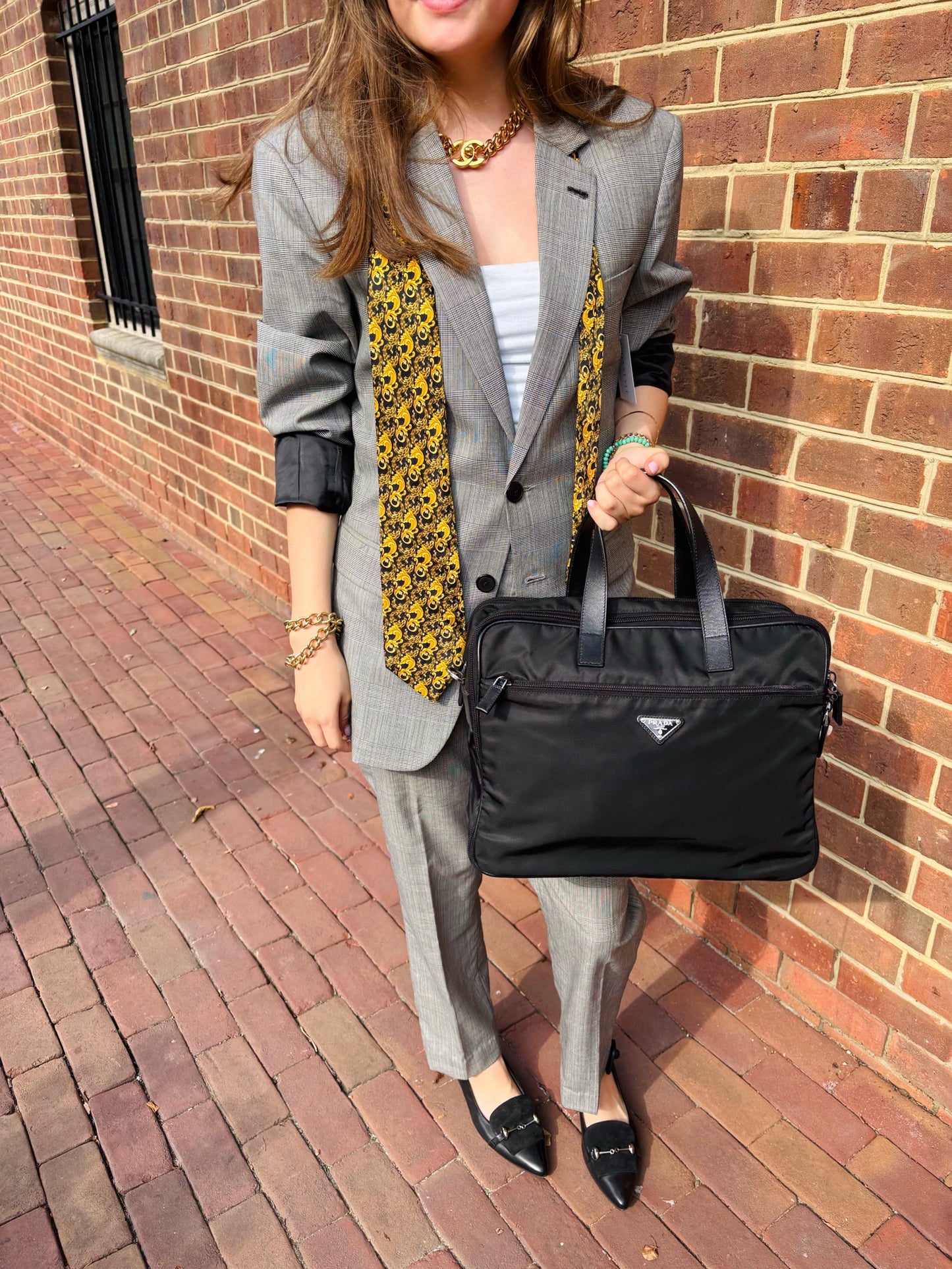 Tessuto Nylon Prada Pre-owned Briefcase