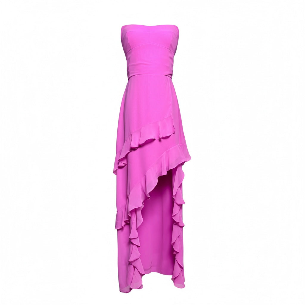 hot pink women dress Women Size S Amanda Uprichard Hot Pink Polyester Pre-owned Dress – VIDA STYLE SHOP
