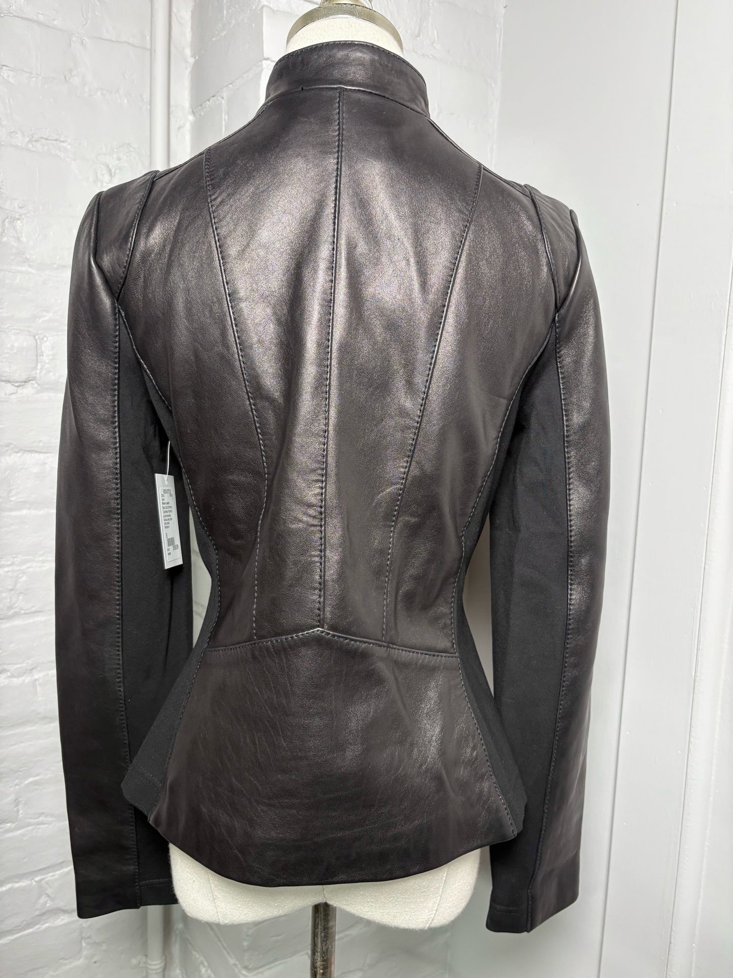 Women Size S Wilson's Leather Black Leather Moto Jacket