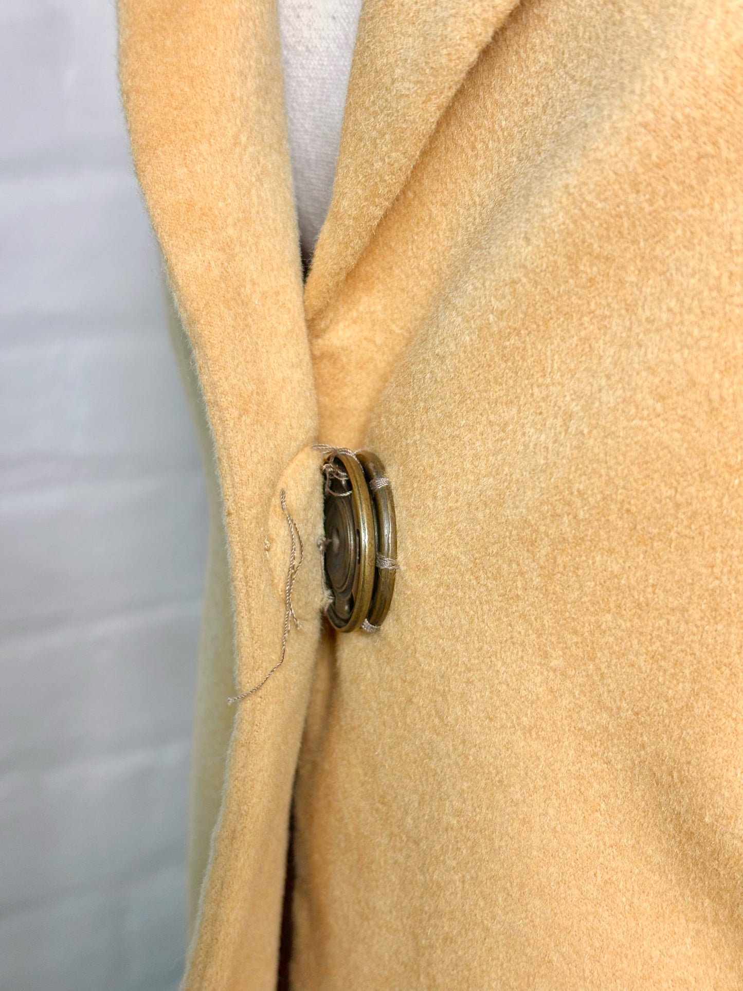 Women Size 14 Akris Punto Mustard Solid Blazer