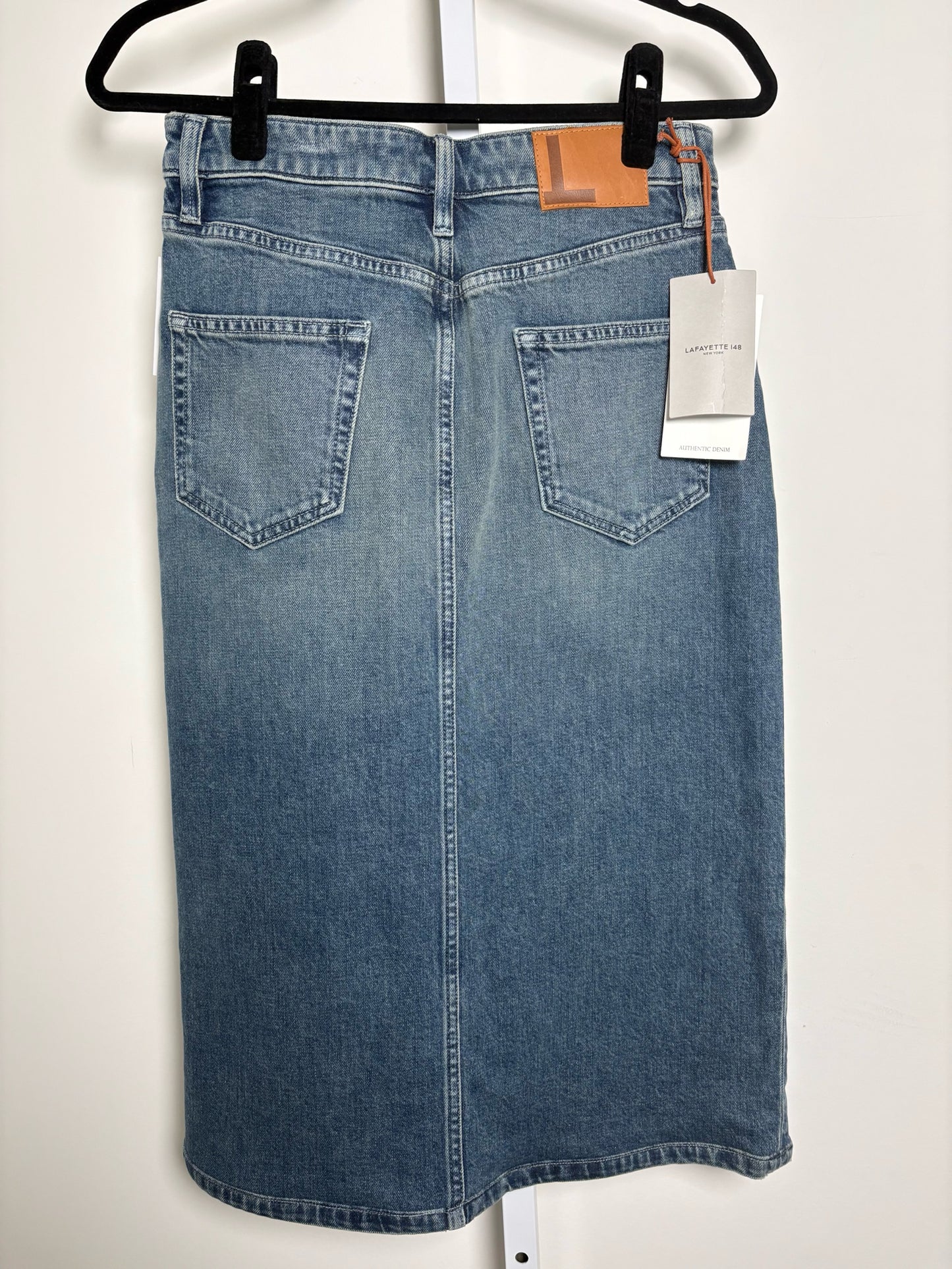 Women Size 25 Lafayette 148 Blue NWT Skirt