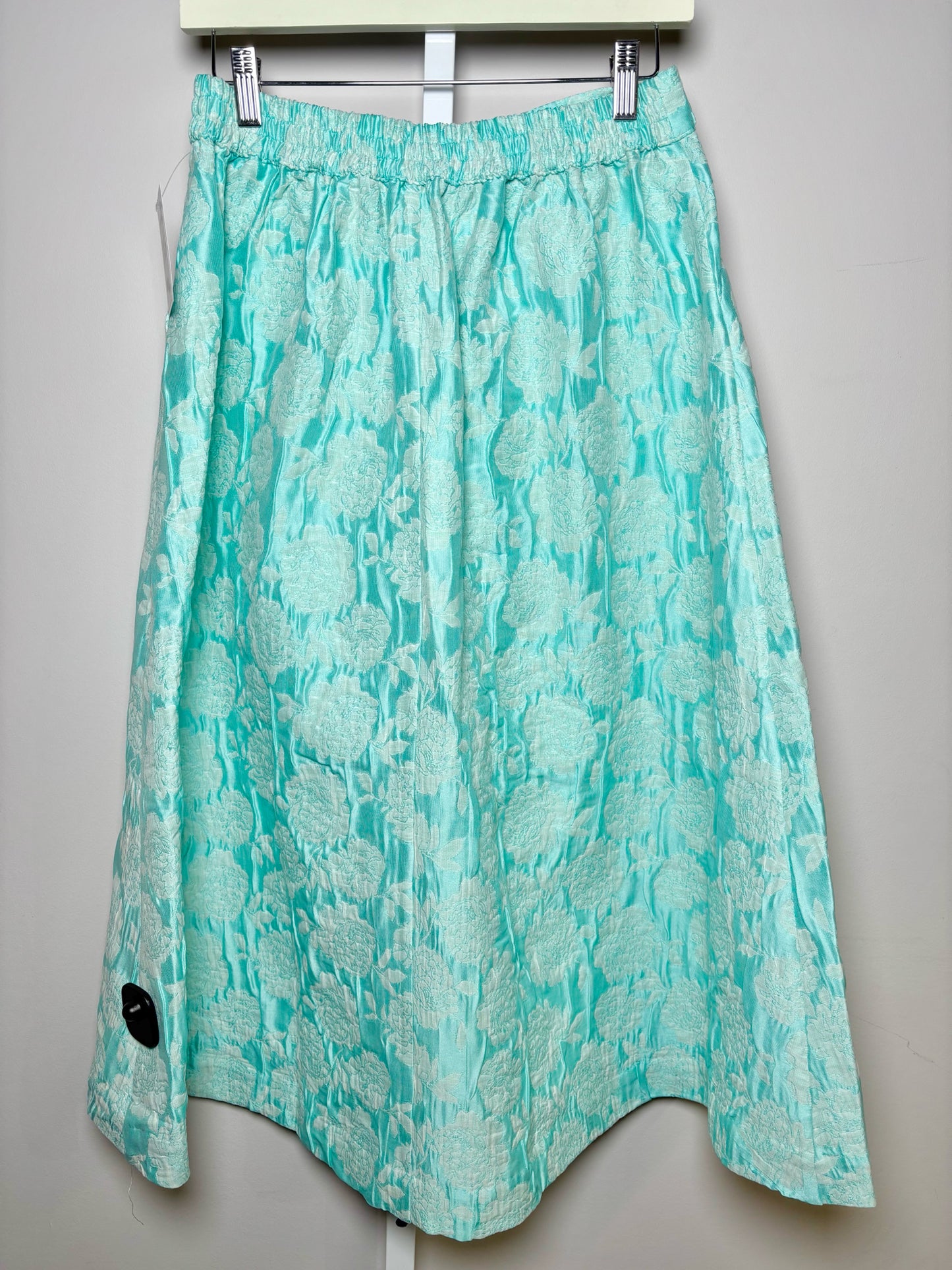 Women Size M Buru Blue Floral Skirt