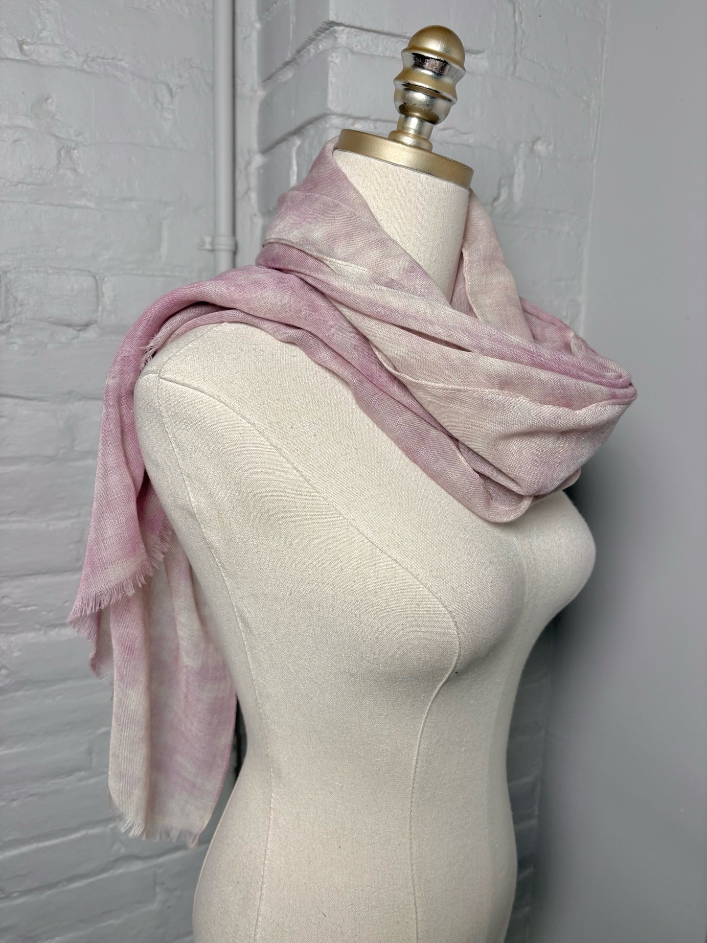 Amina Rubinacci Marble 86% Wool, 14% Silk Mable Effect Scarf