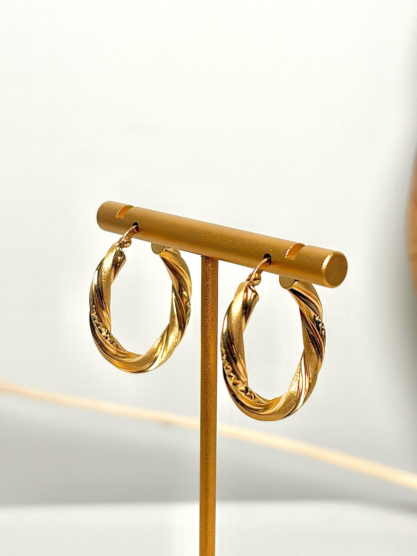 24K Gold Made In Italy Earrings