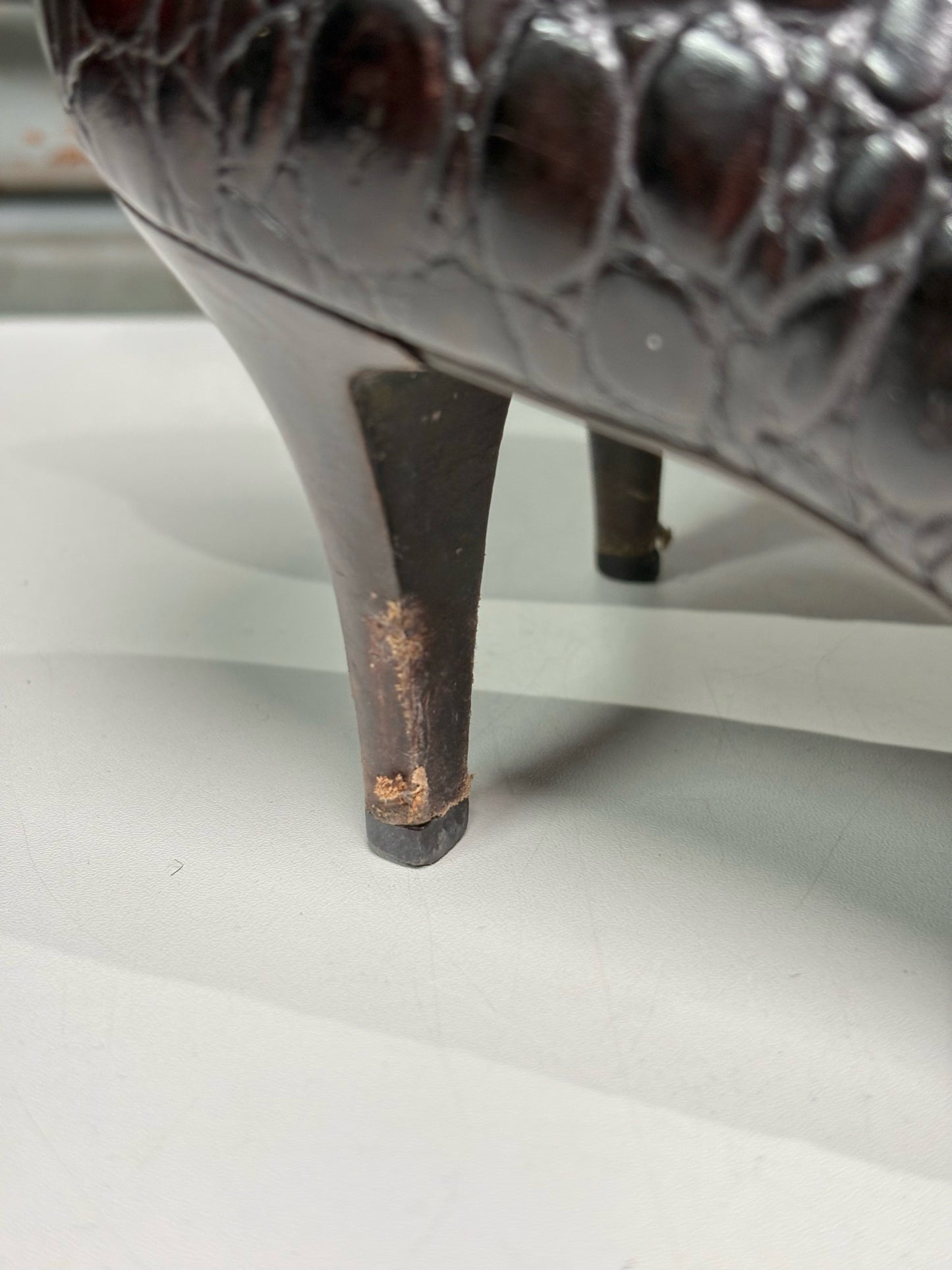 W Shoe Size 9 Talbots Chocolate Brown Leather Boots