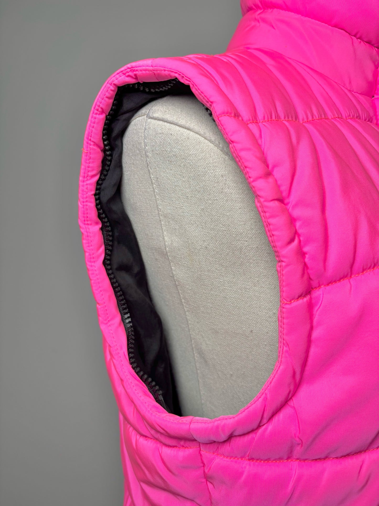 Women Size 6 Future Ozbek Hot Pink Quilted Puffer Jacket