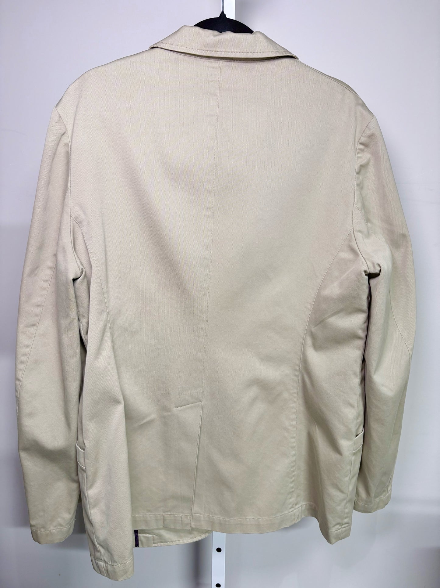 PS Paul Smith Khaki Cotton Solid Men's Size L Blazer