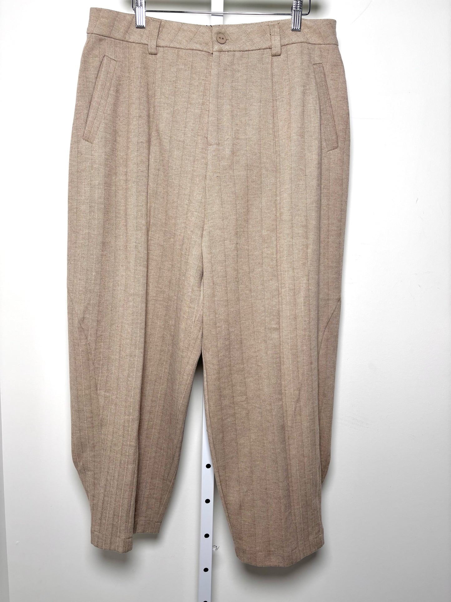 Women Size 4 Ruti Khaki Striped NWT Kennedy Tapered Pants