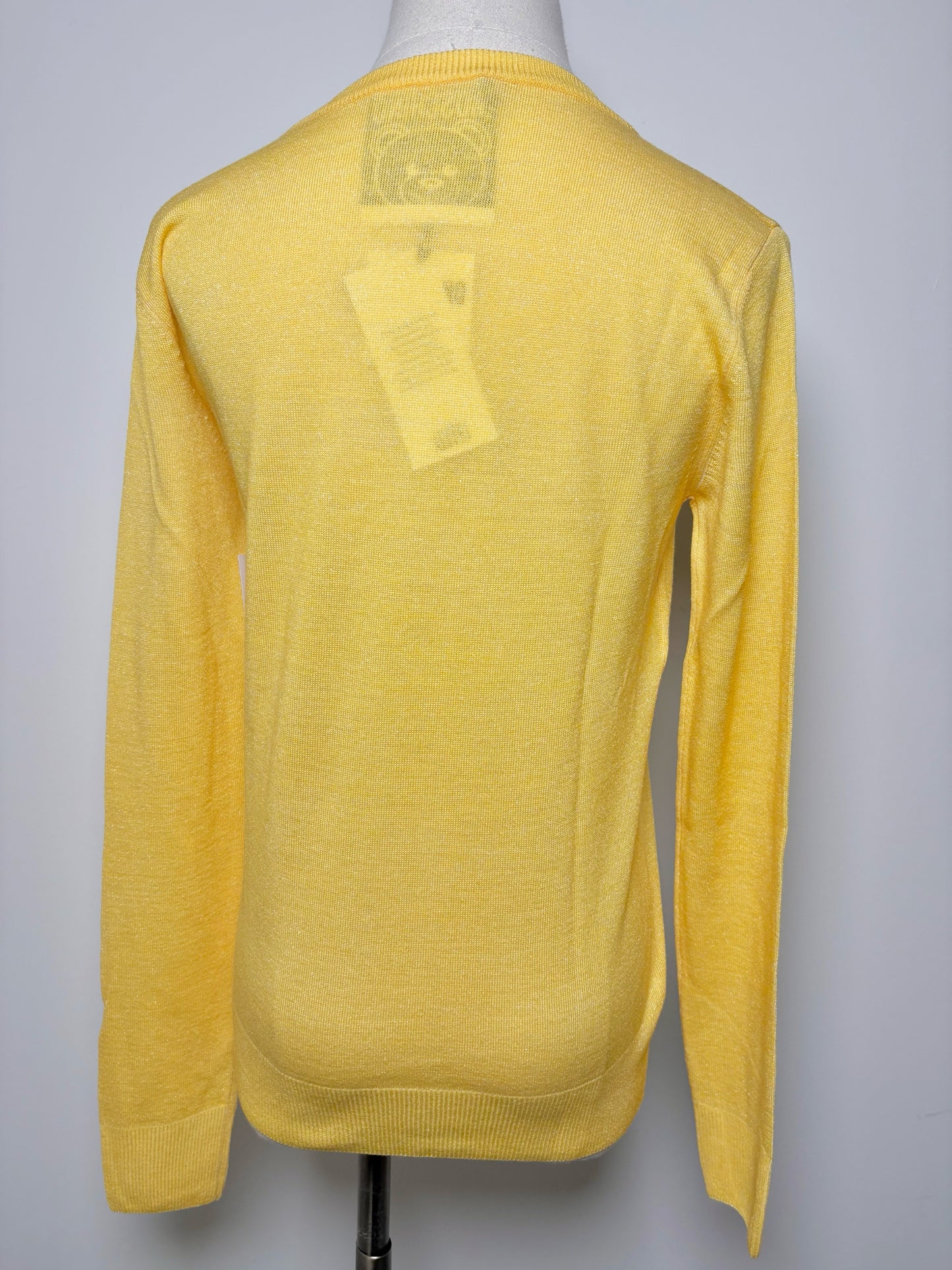 Women Size 40 (M, US) Moschino Yellow Teddy Bear Virgin Wool, Mohair NWT Sweater